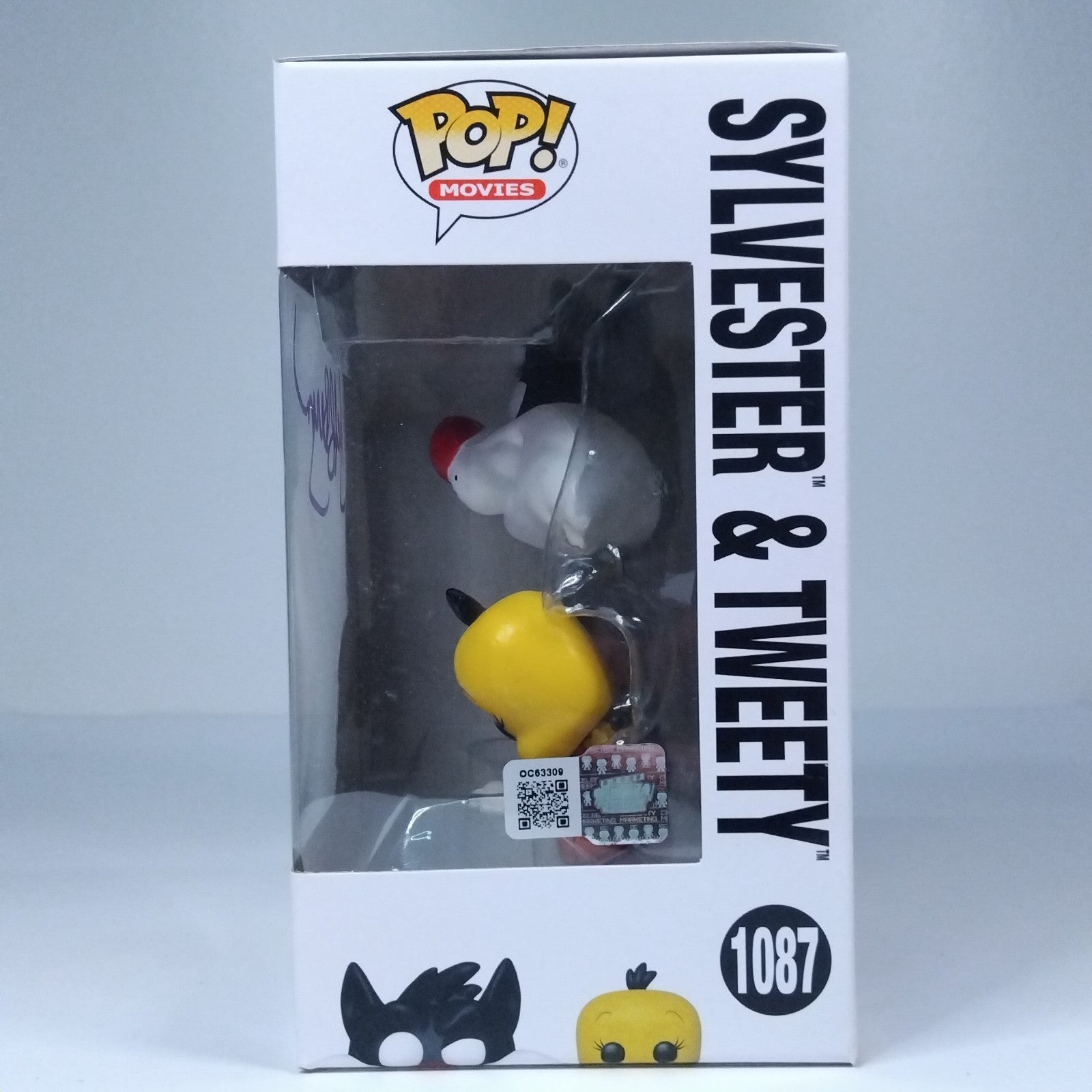 Funko Pop! Space Jam Sylvester And Tweety Signed Jeff