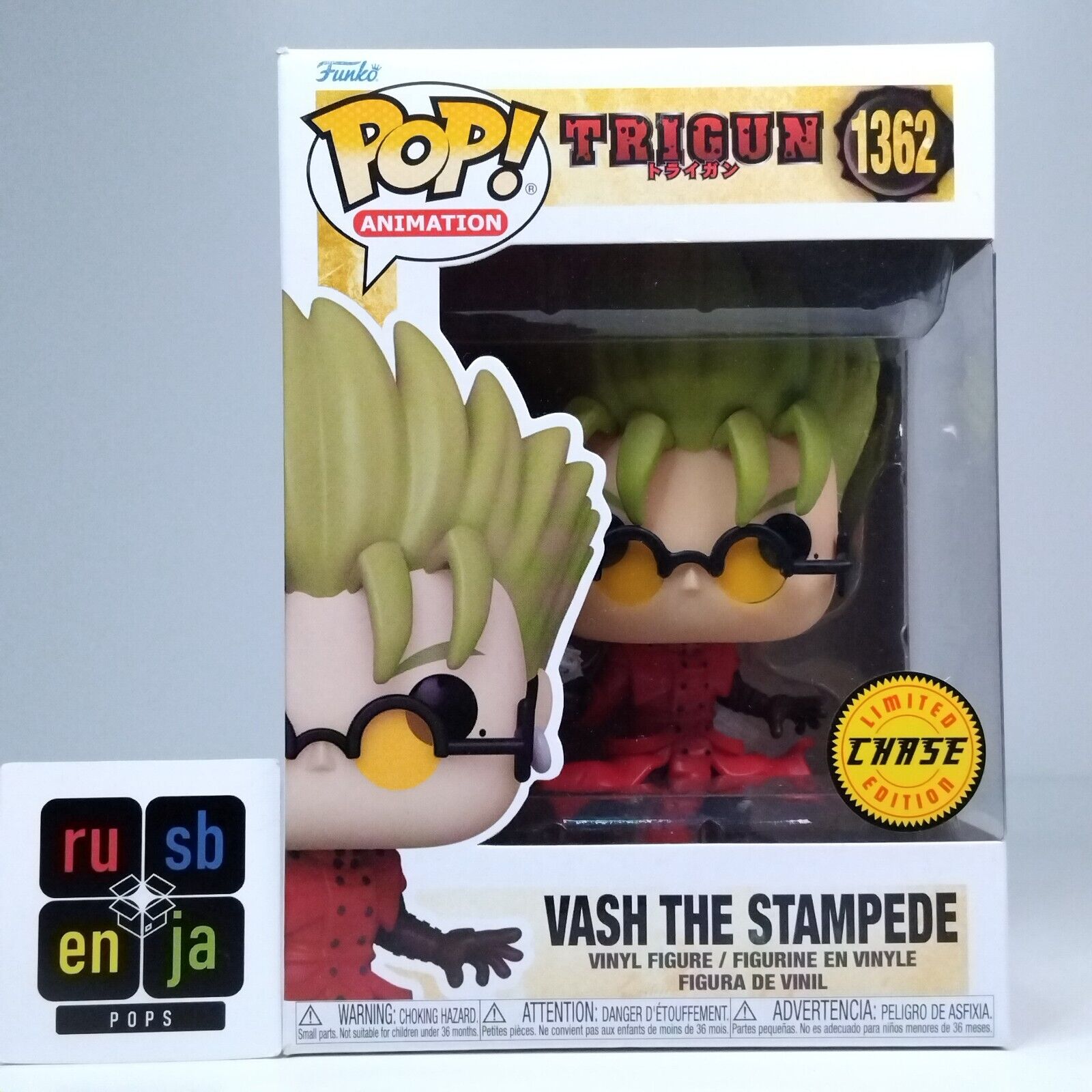 Funko Pop! Anime Trigun Vash the Stampede Chase #1362