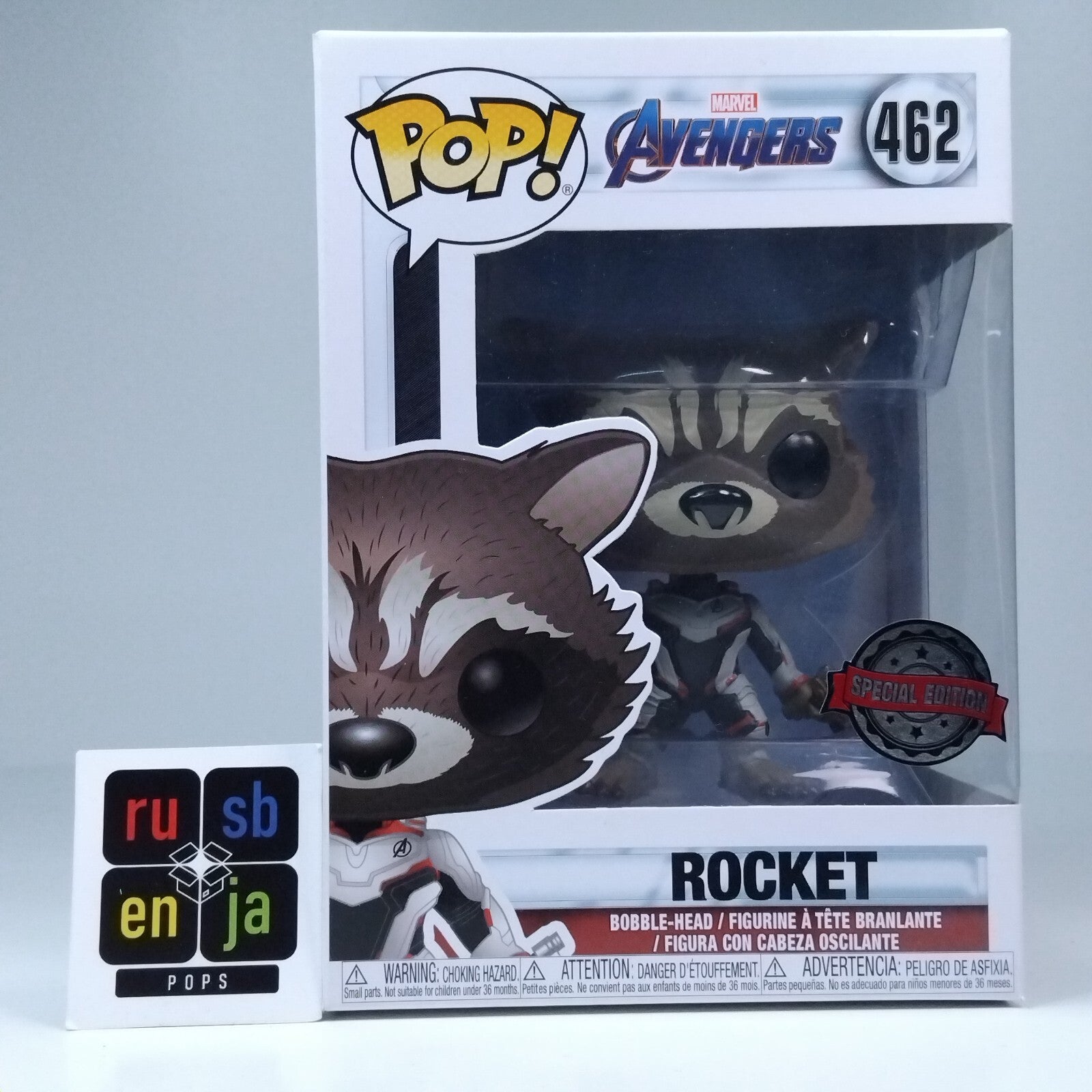 Funko Pop! Marvel Avengers Rocket Special Edition #462