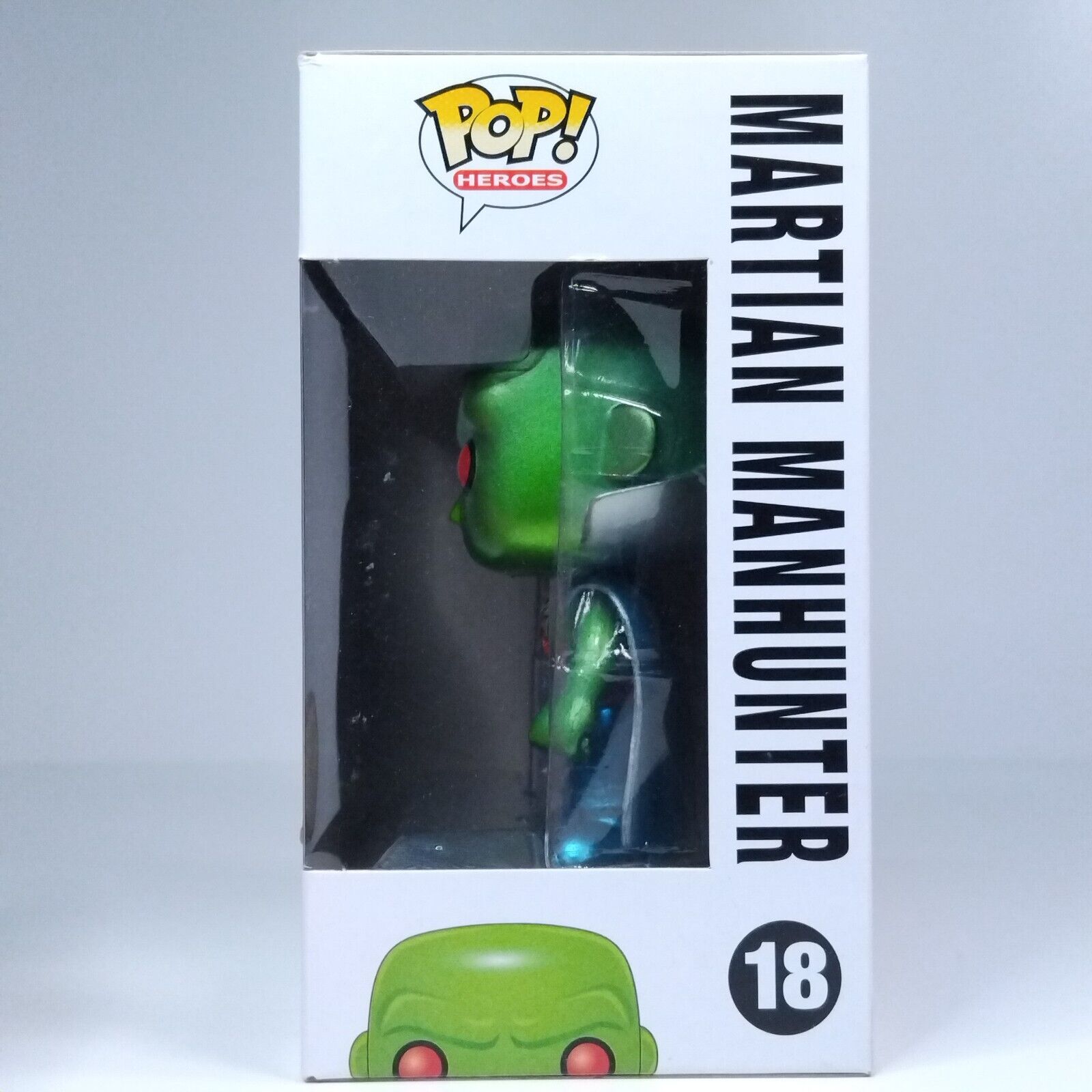 Funko Pop! DC Heroes Universe Martian Manhunter Metallic SDCC 480 Pcs #18