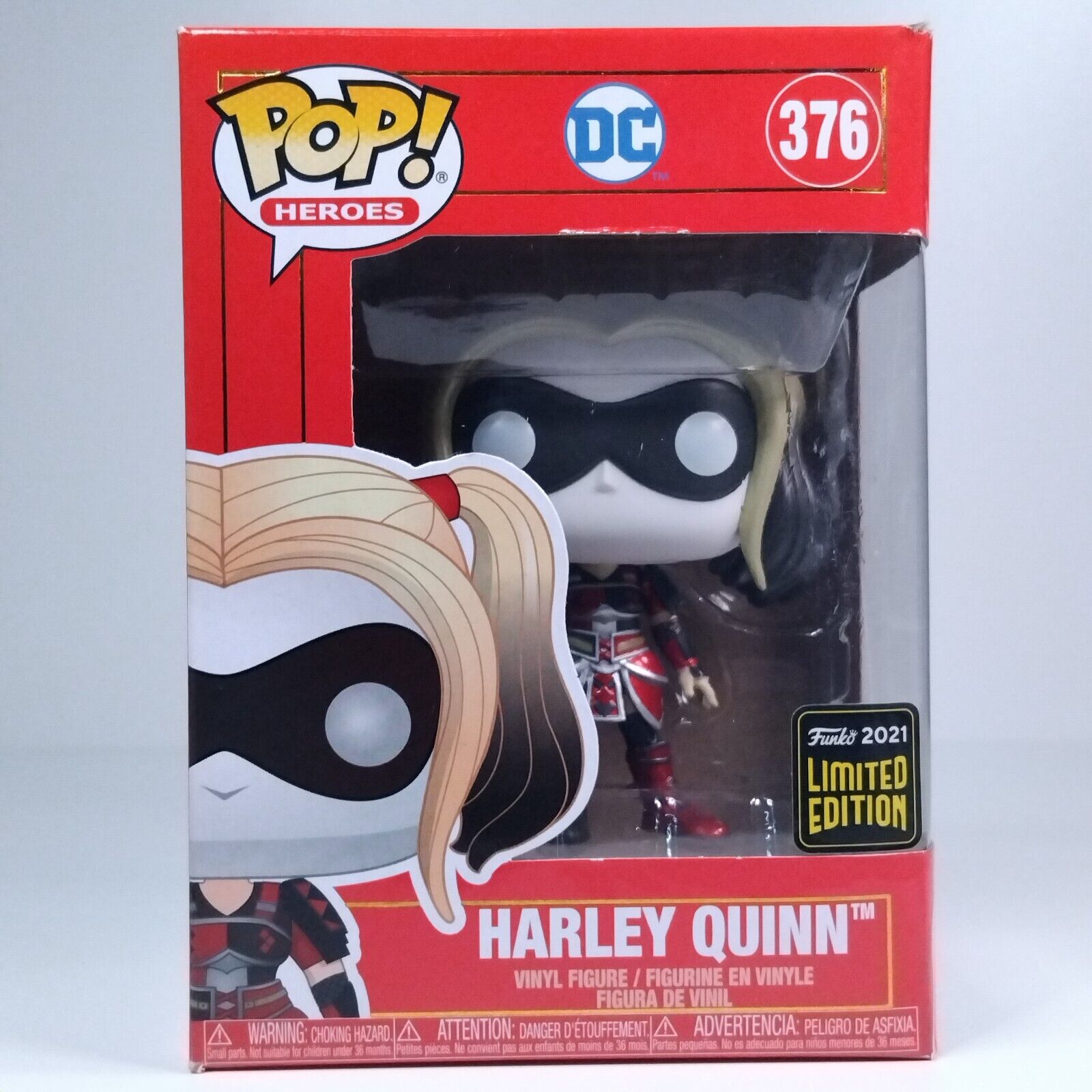 Funko Pop! DC Heroes Imperial Palace Harley Quinn Metallic Limited Edition #376