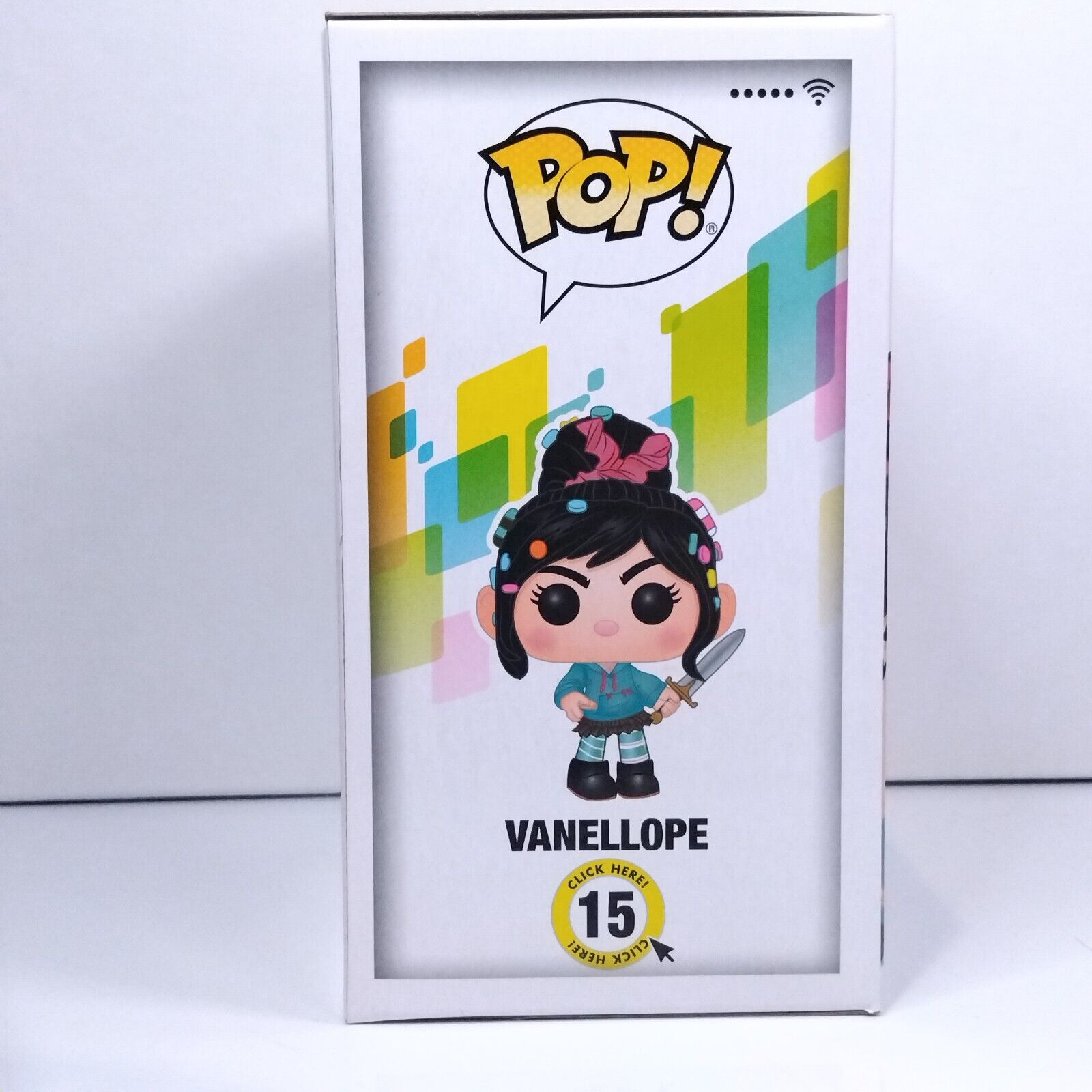 Funko Pop! Disney Wreck It Ralph Vanellope Signed Sarah Silverman COA #15 WS