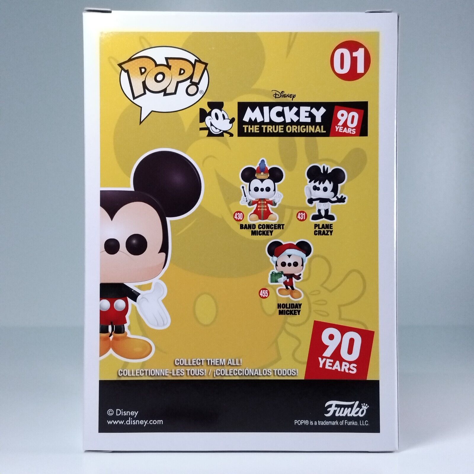 Funko Pop! Disney Mickey Mouse Pink & Purple Limited Edition #01