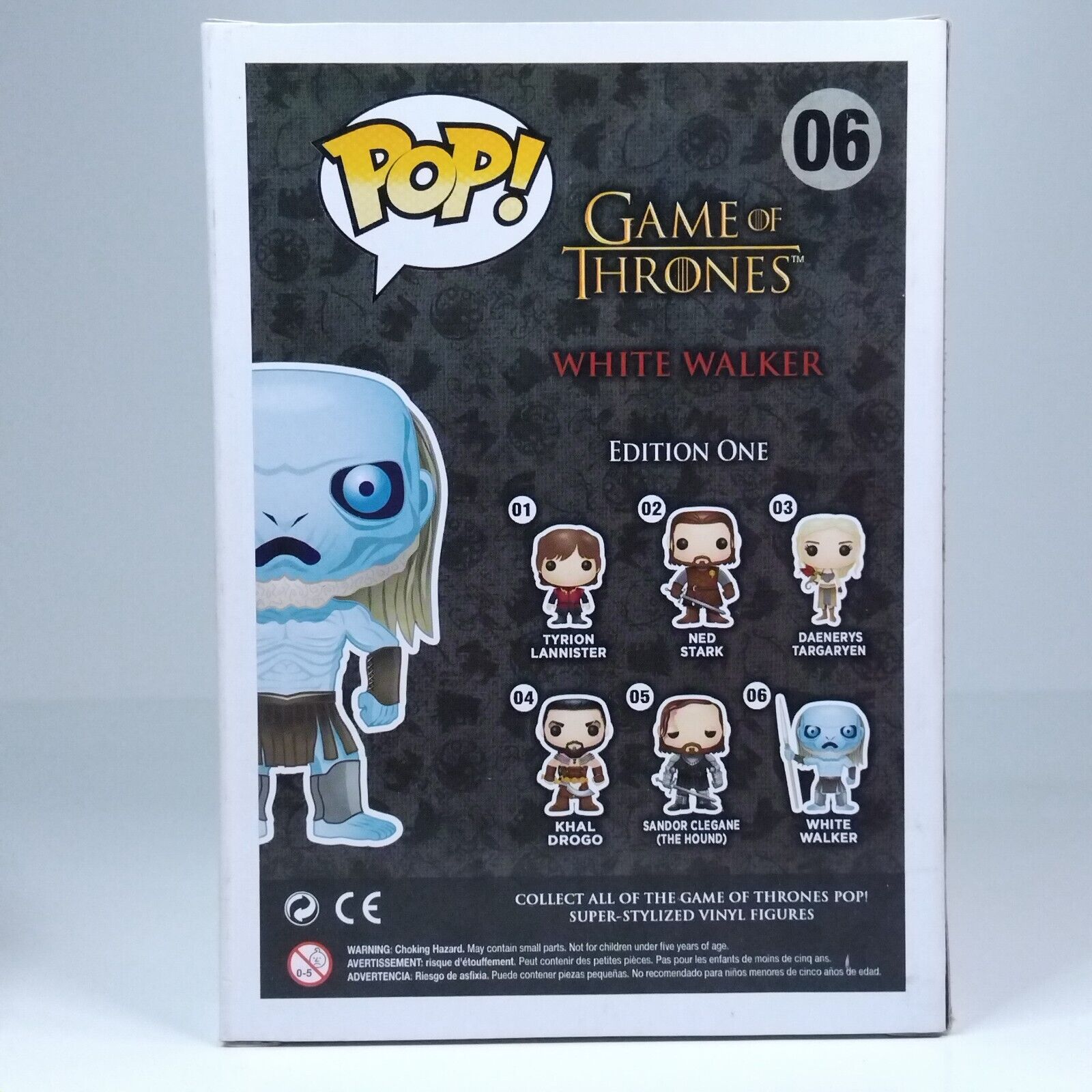 Funko Pop! TV Game of Thrones White Walker Glows in Dark HMV Exclusive #06