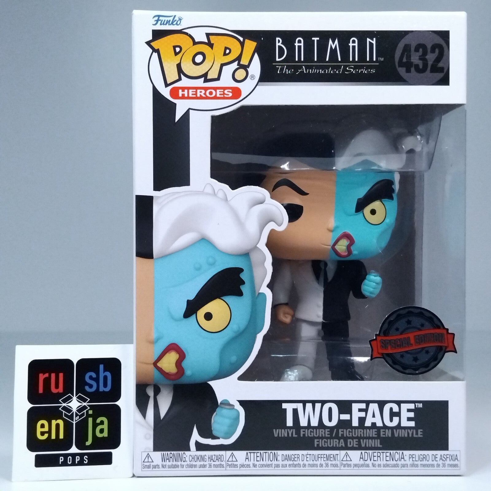 Funko Pop! DC Heroes Batman The Animated Series Two-Face Special Edition #432