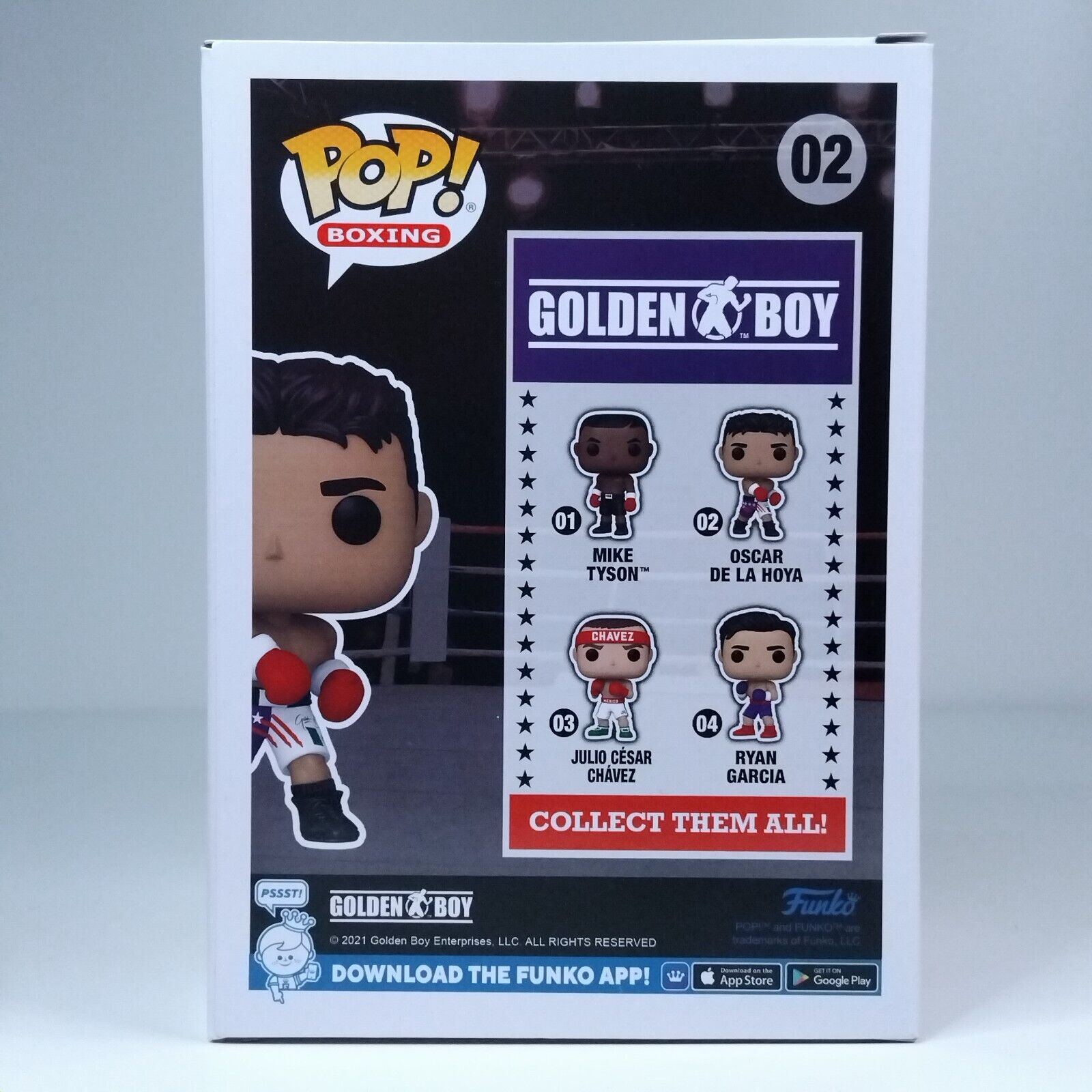 Funko Pop! Sports Boxing Oscar De La Hoya Signed COA #02 WS