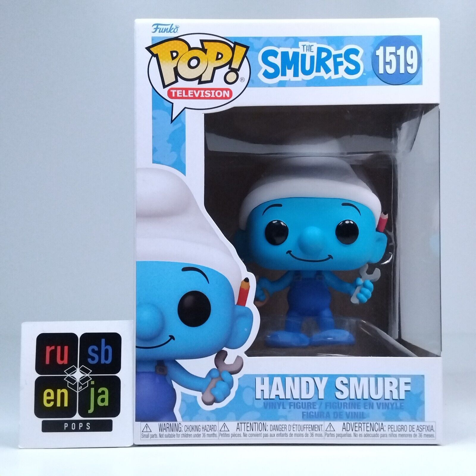 Funko Pop! TV The Smurfs Handy Smurf #1519