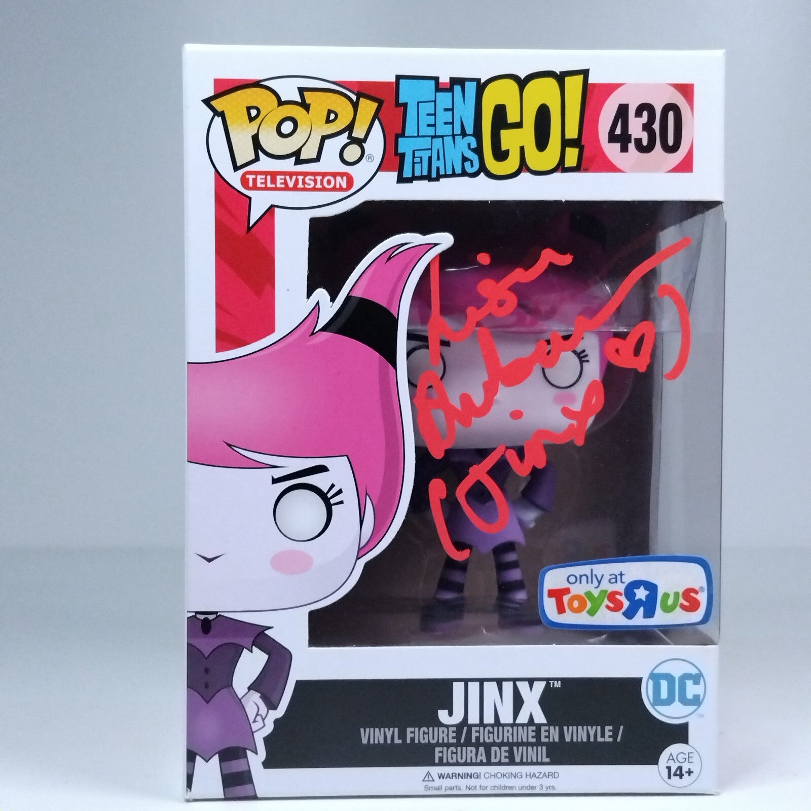 Funko Pop! DC Heroes Titans Jinx Signed Lisa Ambalavanar #430 WS
