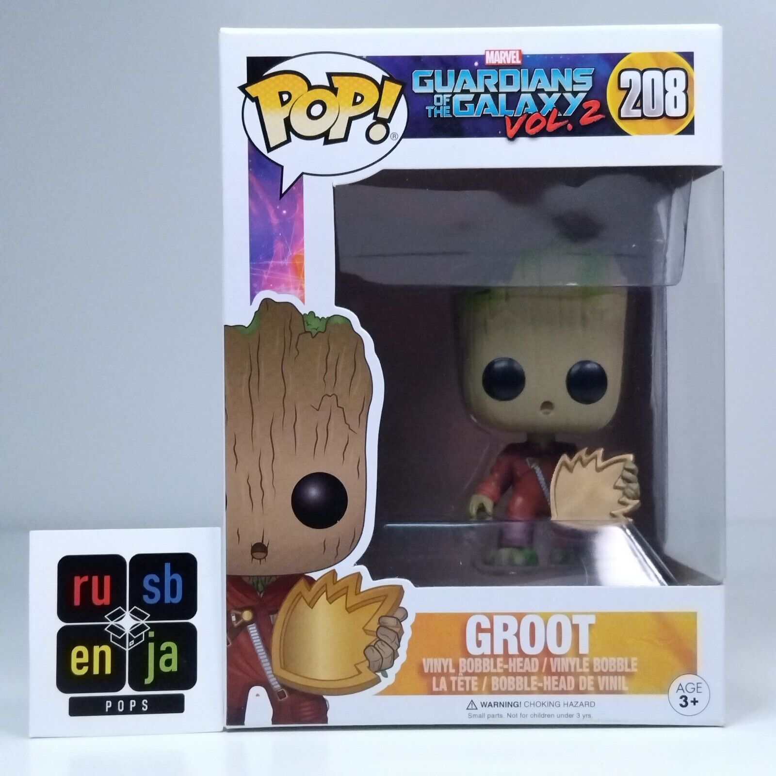 Funko Pop! Marvel Guardians of the Galaxy Groot #208