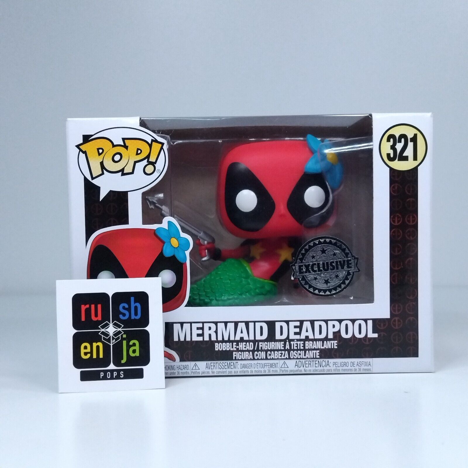 Funko Pop! Marvel Mermaid Deadpool Exclusive #321