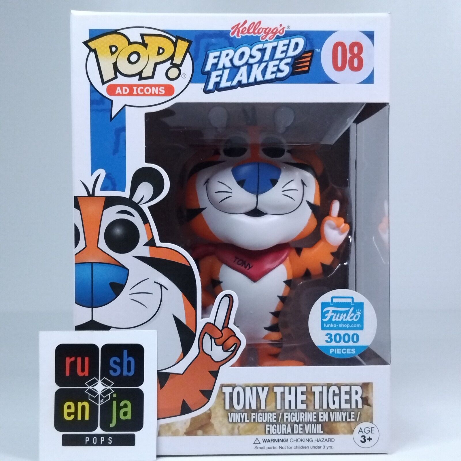 Funko Pop! Ad Icons Kellogg's Fristed Flakes Tony the Tiger 3,000 Pcs #08