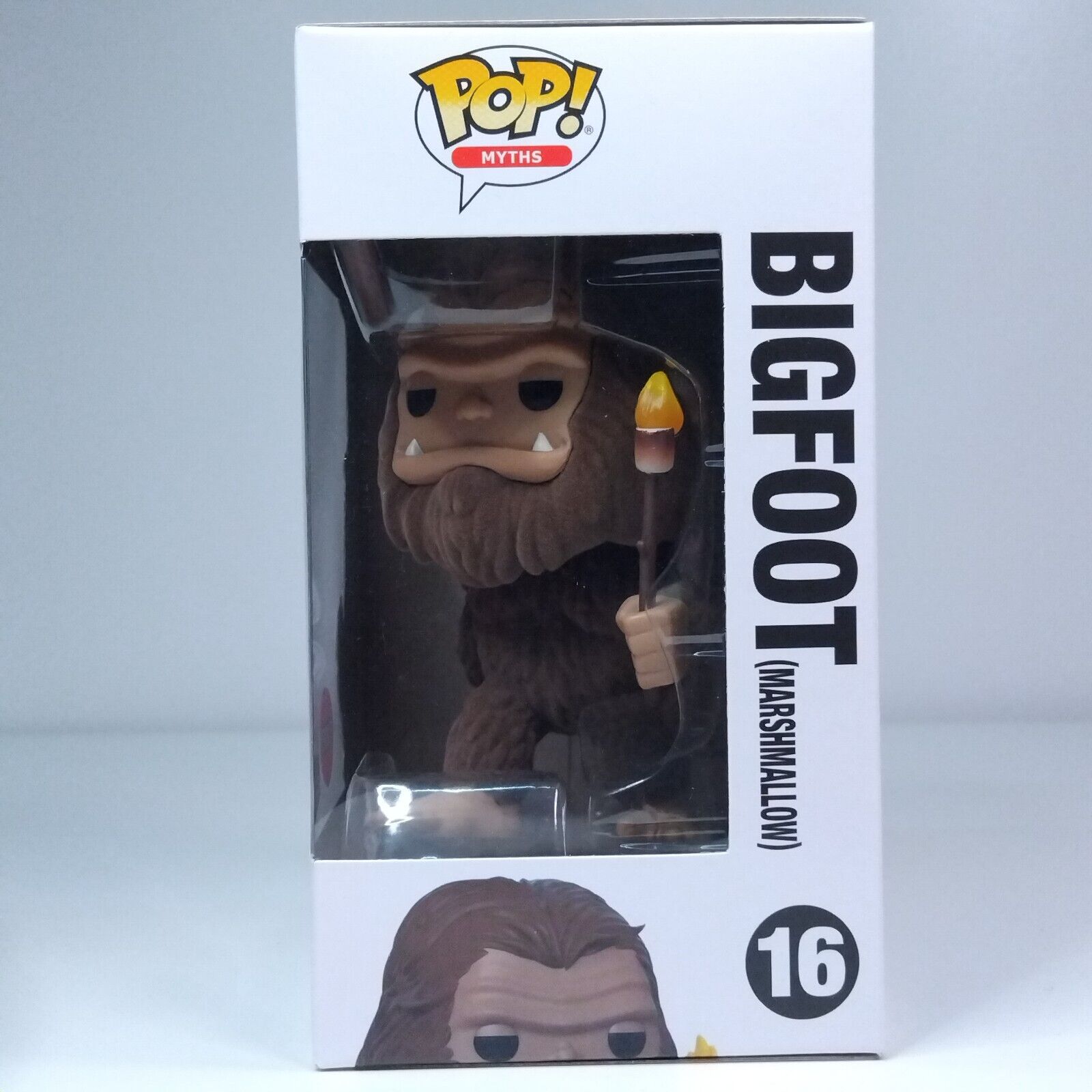 Funko Pop! Myths Bigfoot Marshmallow Flocked Funko HQ Exclusive #16