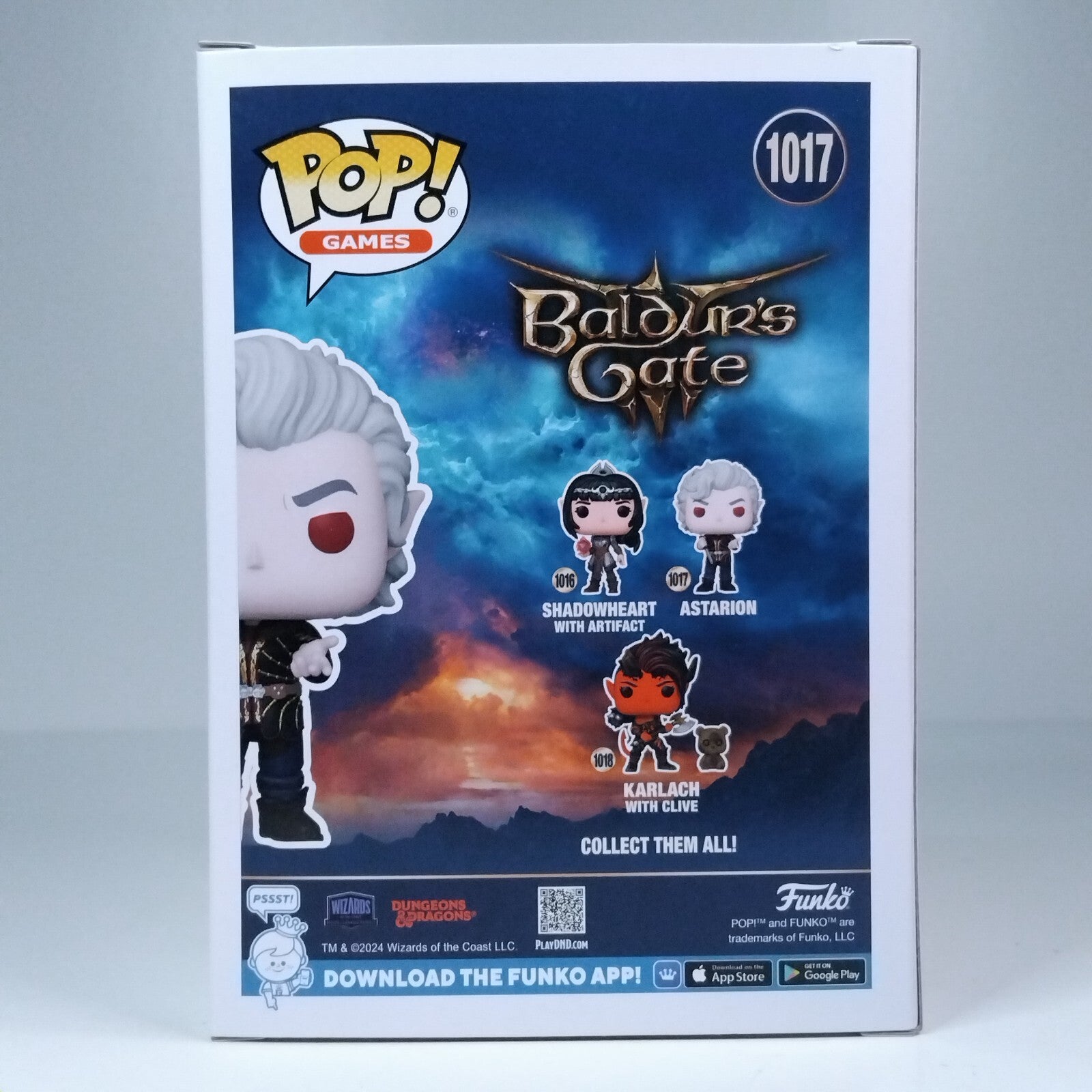 Funko Pop! Games Baldur's Gate Astarion Signed Neil Newbon COA #1017 WS