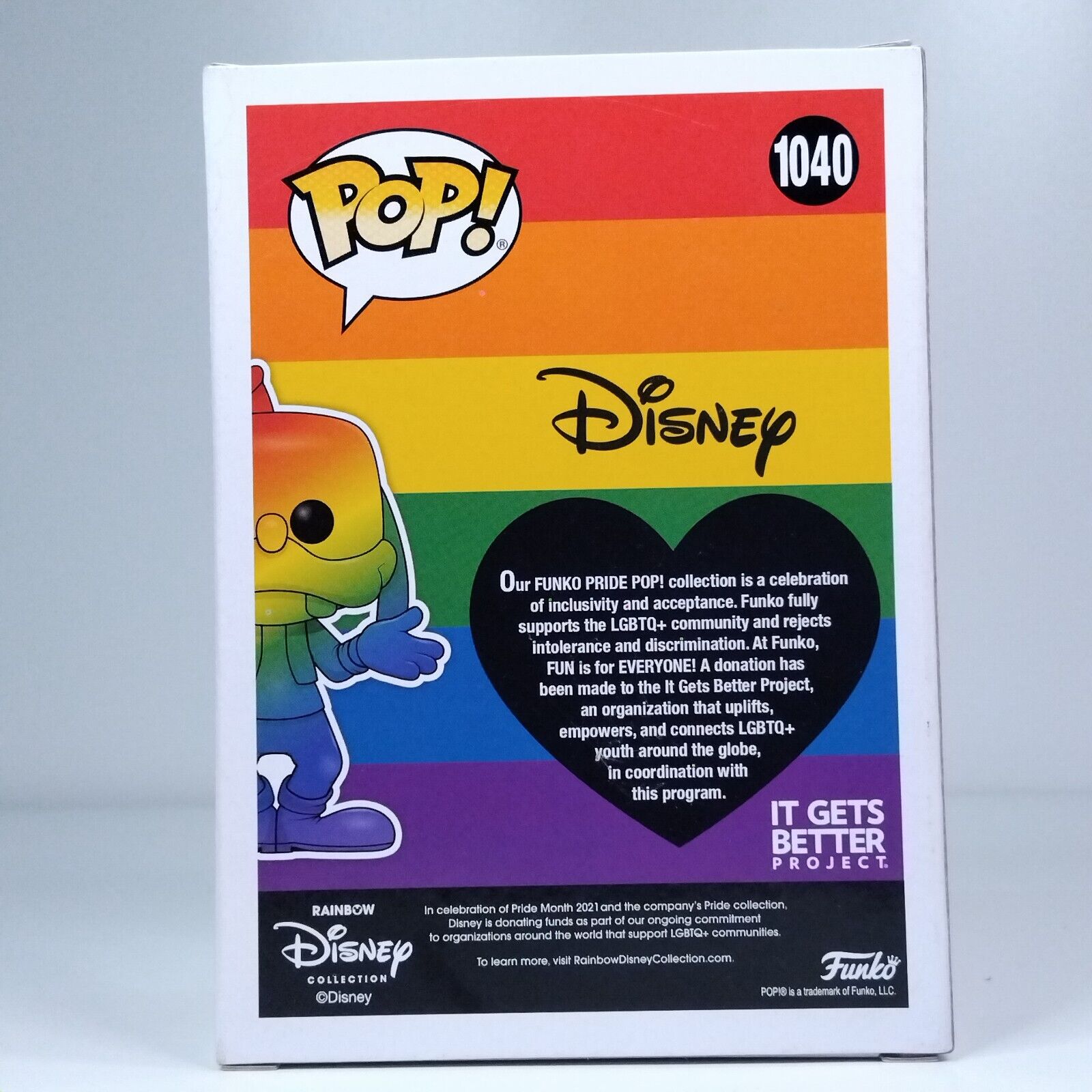 Funko Pop! Disney Goofy Rainbow Pride Special Edition #1040