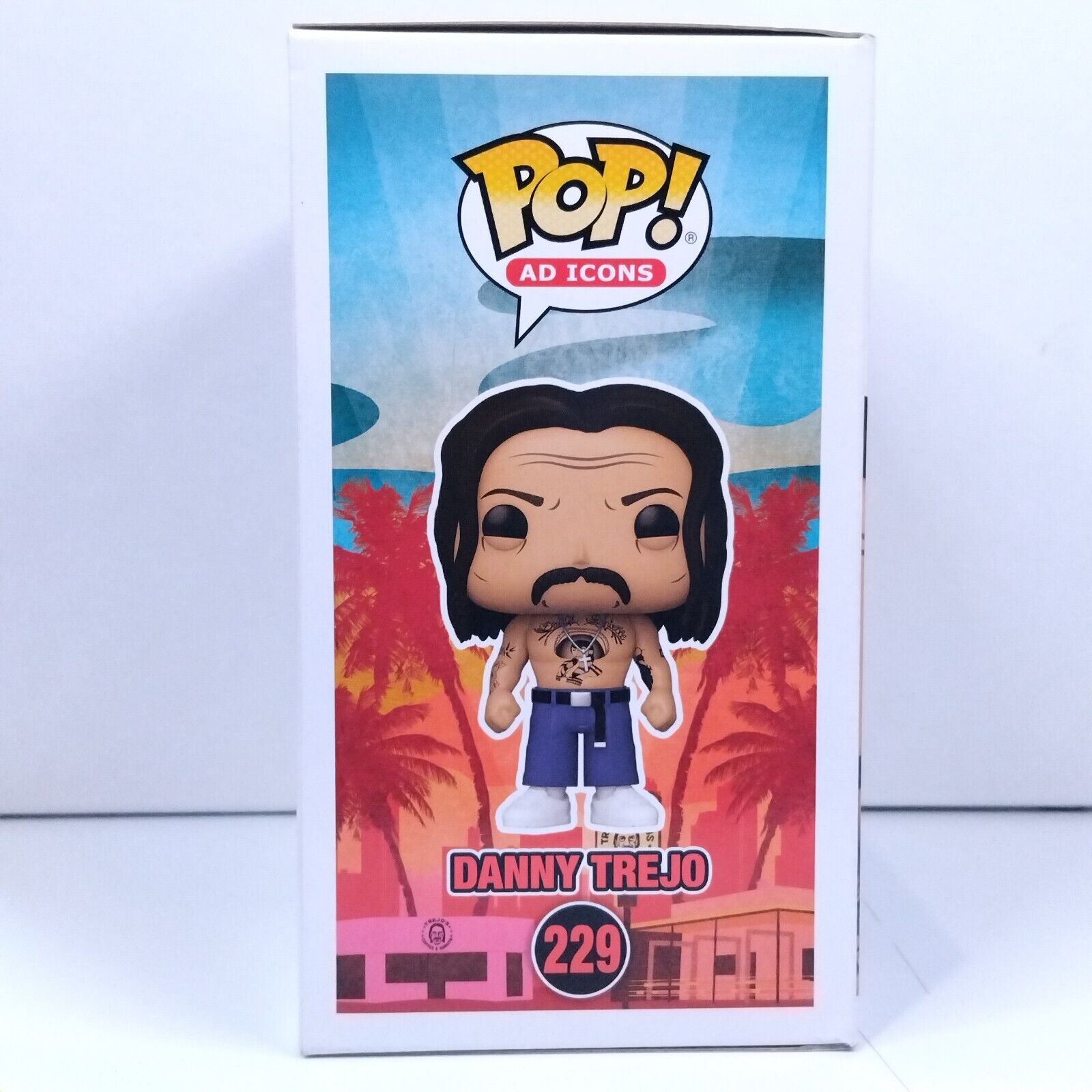 Funko Pop! Ad Icons Danny Trejo Signed COA #229 WS