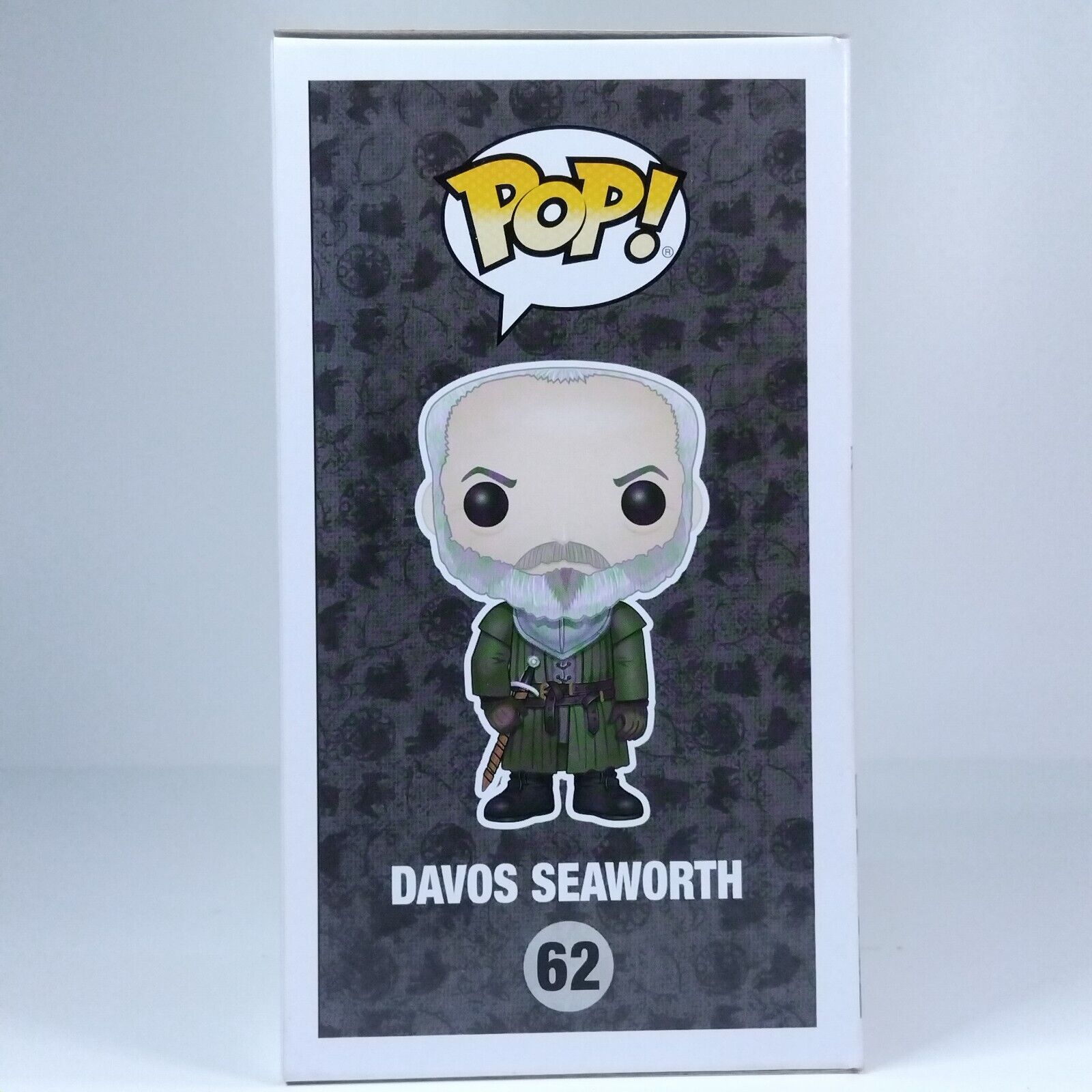 Funko Pop! TV Game of Thrones Davos Seaworth Signed Liam Cunningham COA #62 WS