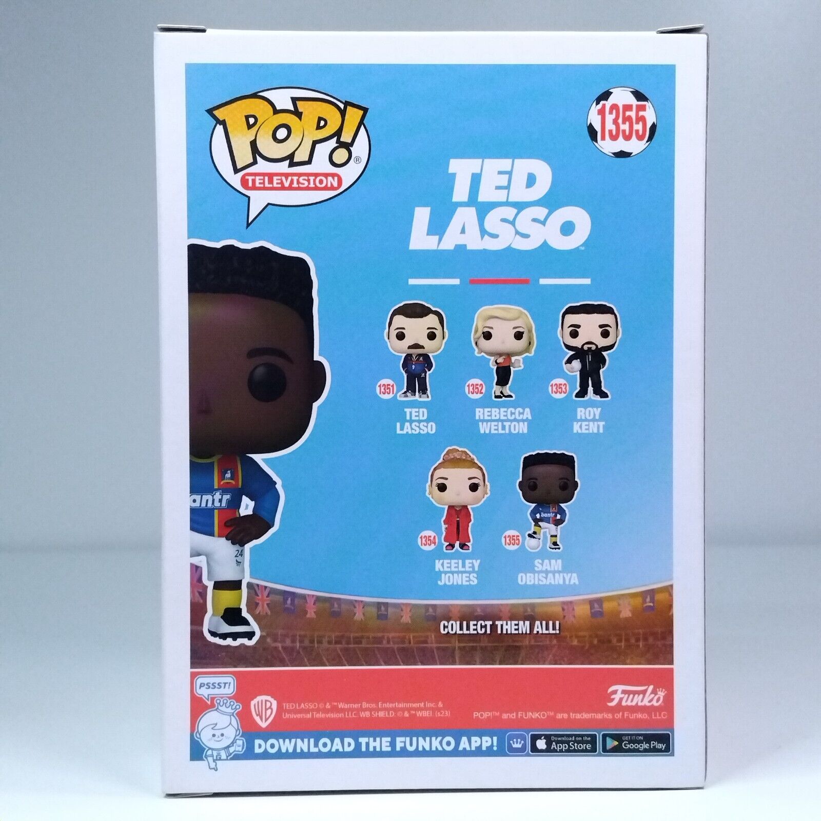 Funko Pop! TV Ted Lasso Sam Obisanya Signed Toheeb Jimoh COA #1355 WS