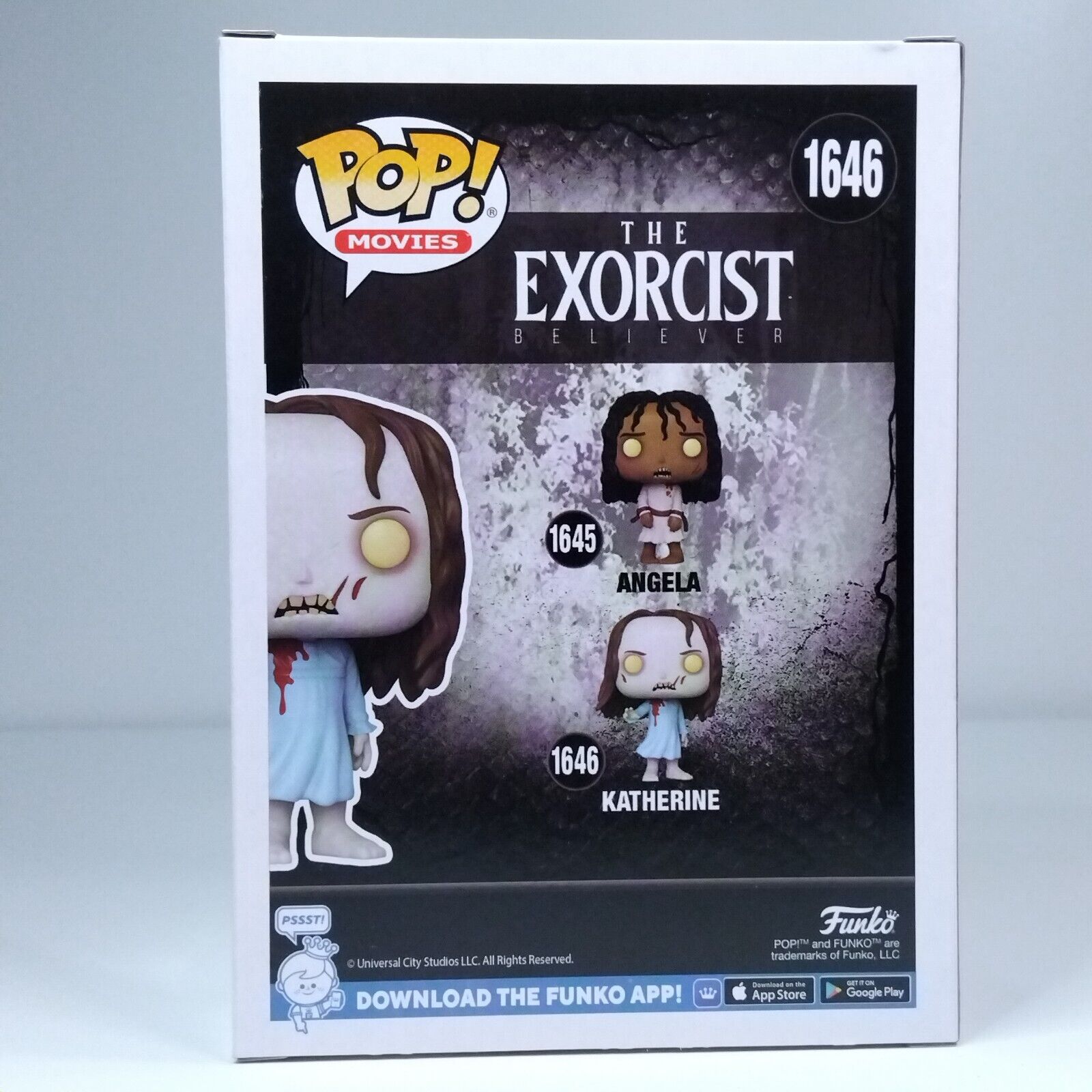 Funko Pop! Movies Horror The Exorcist Katherine Signed Olivia O'Neill COA #1646