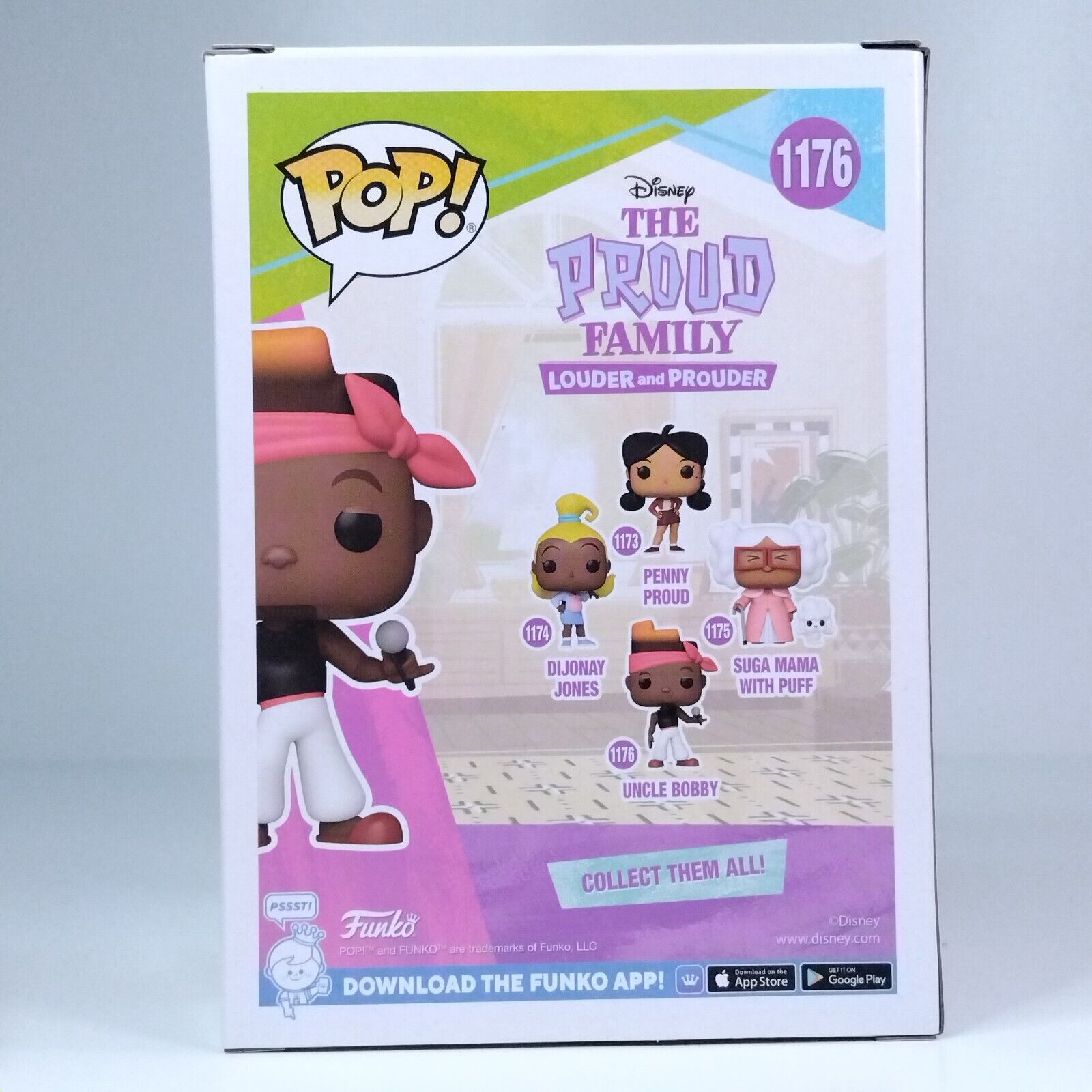 Funko Pop! Disney Proud Family Uncle Bobby Signed Cedric Entertainer #1176 WS