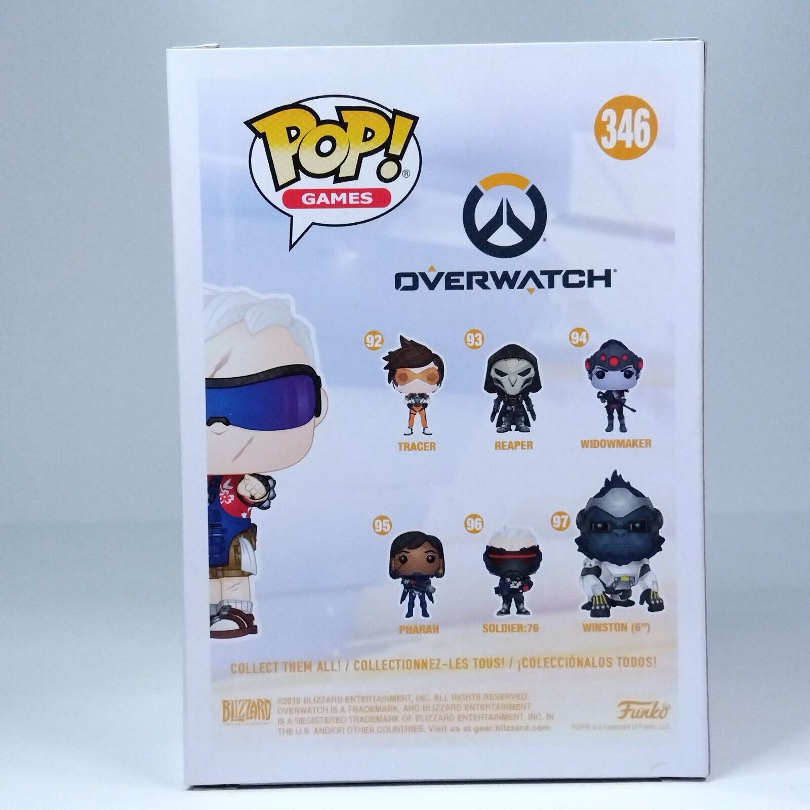 Funko Pop! Games Overwatch Soldier:76 Grillmaster #346