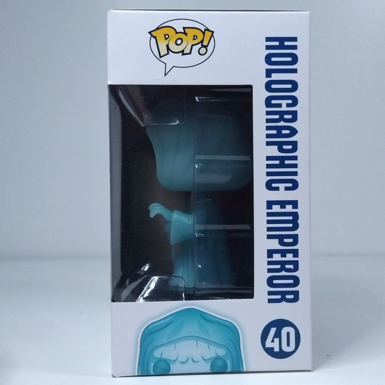 Funko Pop! Star Wars Blue Box Holographic Emperor Glows #40