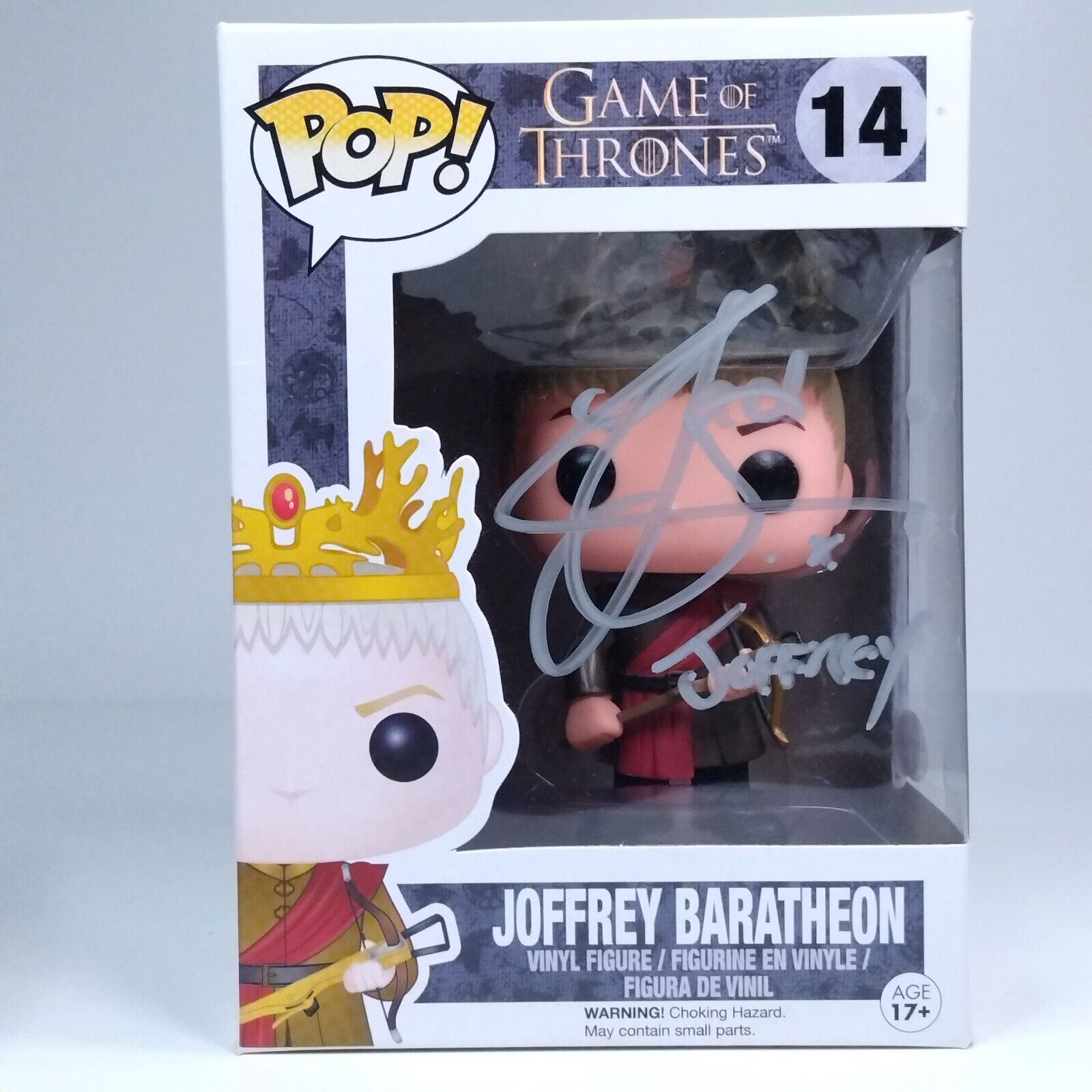 Funko Pop! TV Game of Thrones Joffrey Baratheon Signed Jack Gleeson COA #14