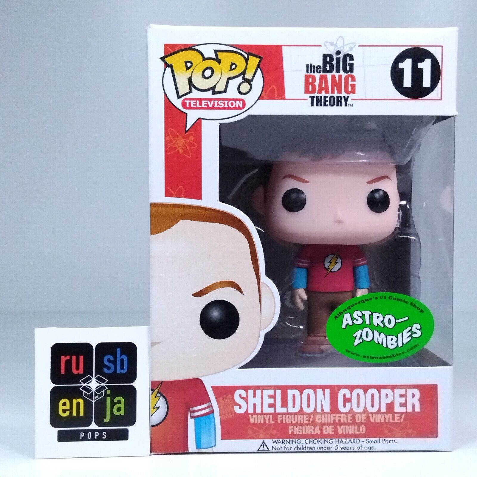 Funko Pop! TV The Big Bang Theory Sheldon Cooper as The Flash Astro Zombies #11