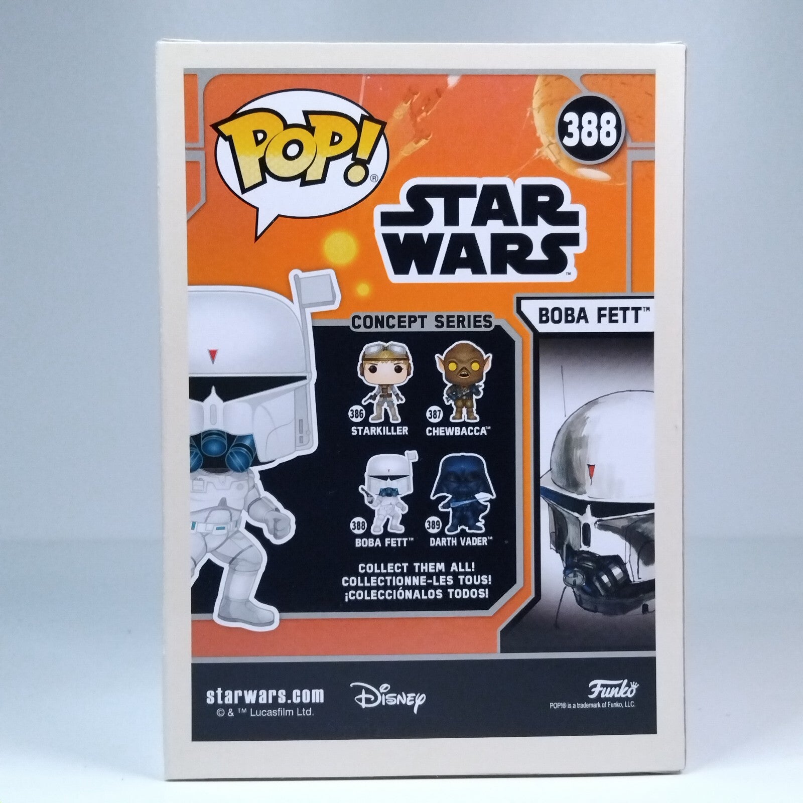 Funko Pop! Star Wars Concept Series Boba Fett Exclusive #388