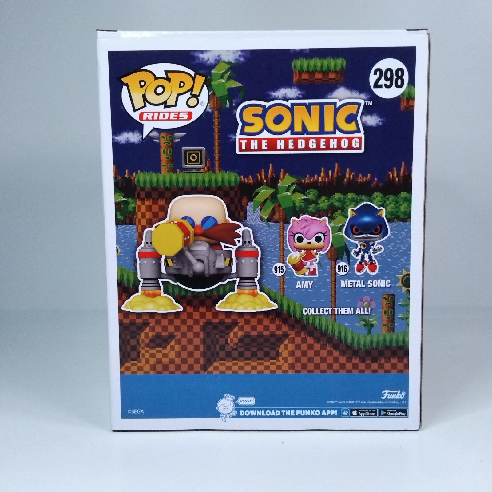 Funko Pop! Games Rides Sonic the Hedgehog 6" Inch Dr. Eggman #298