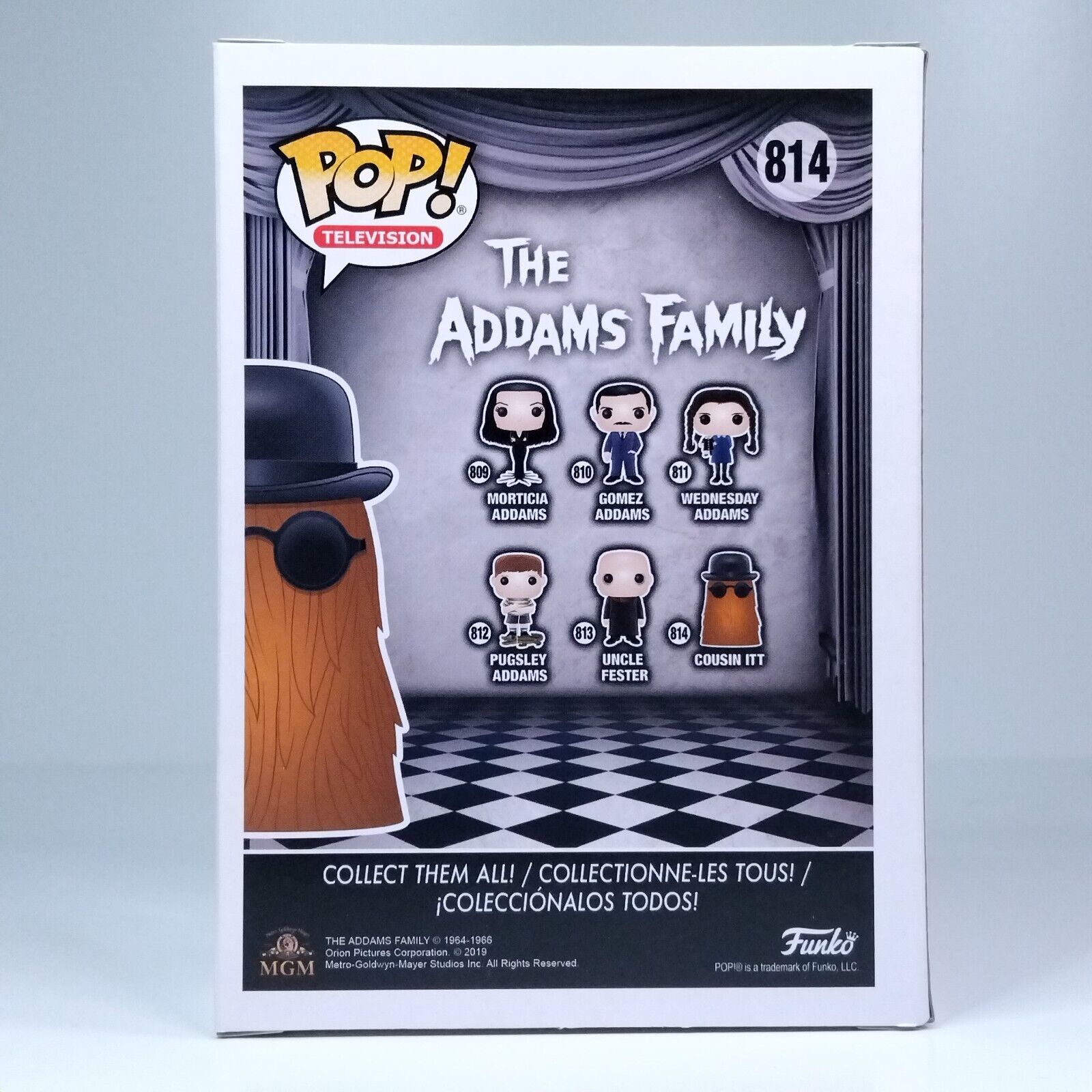 Funko Pop! TV The Addams Family Cousin Itt Signed Felix Silla COA #814