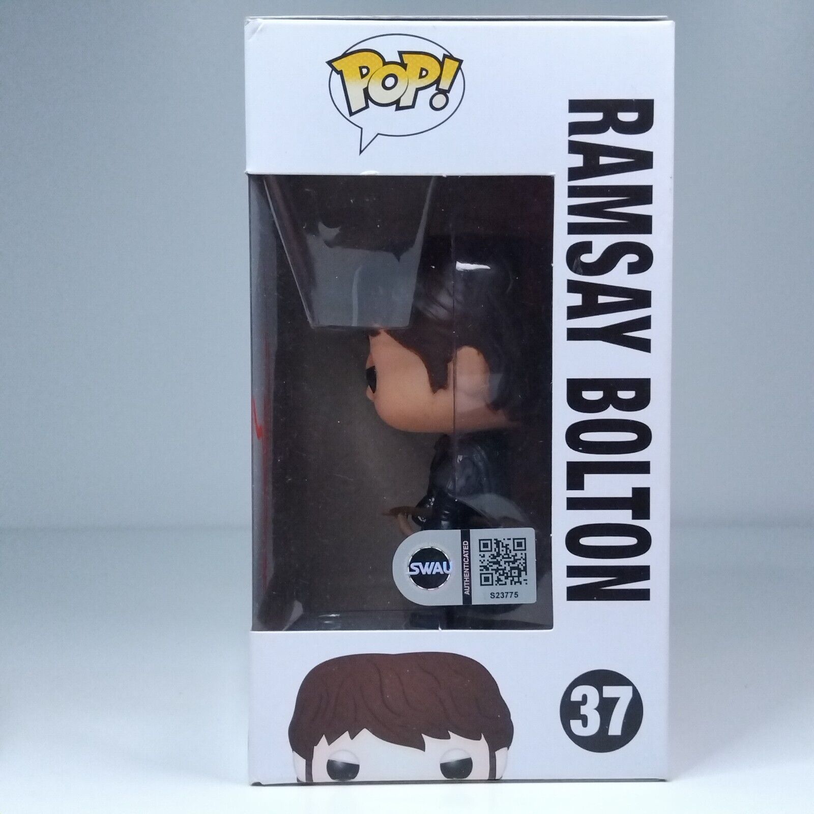 Funko Pop! TV Game of Thrones Ramsay Bolton Signed Iwan Rheon COA #37 WS