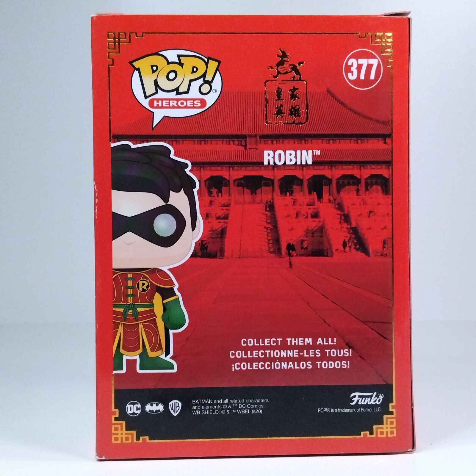 Funko Pop! DC Heroes Imperial Palace Robin Metallic Hooded Chase #377