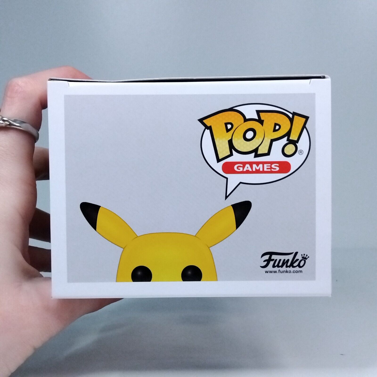 Funko Pop! Games Pokemon Pikachu Signed Professor Oak Stuart Zagnit COA #353