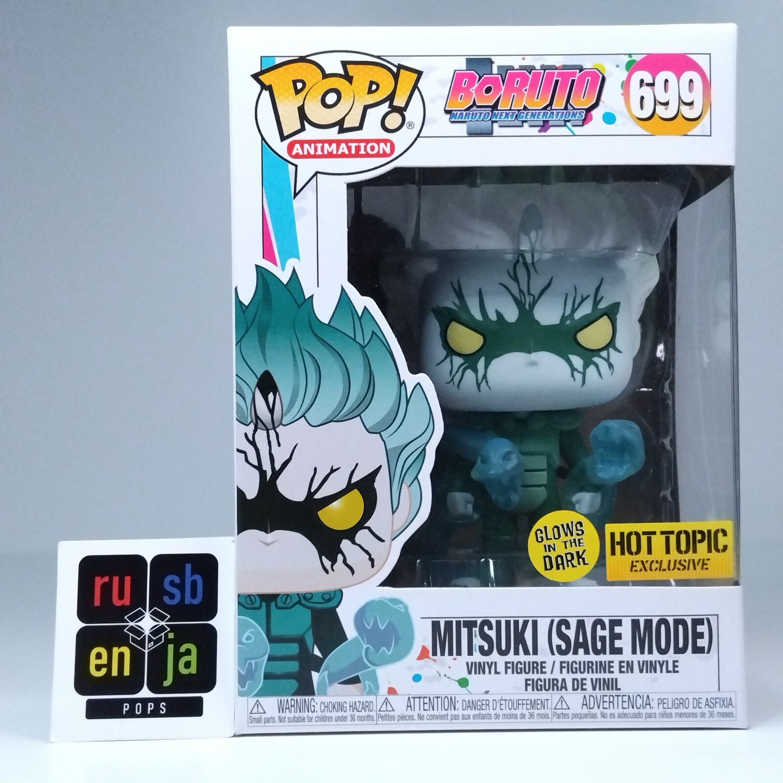 Funko Pop! Anime Boruto Mitsuki Sage Mode Glows Hot Topic Exclusive #699