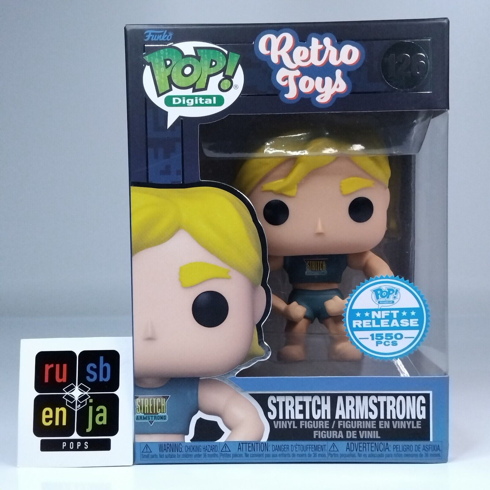 Funko Pop! Digital Retro Toys Stretch Armstrong 1,550 Pcs #126