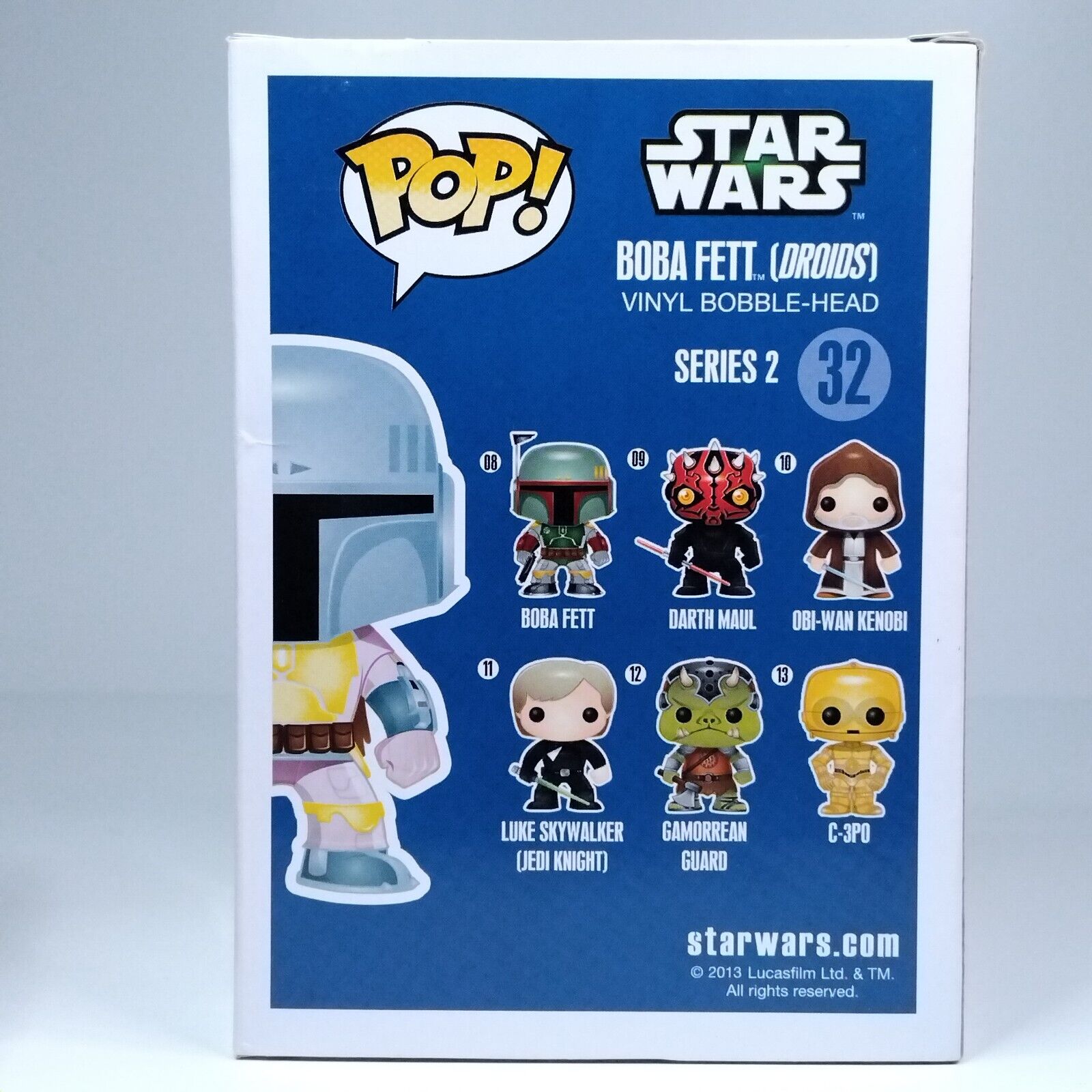 Funko Pop! Star Wars Blue Box Boba Fett Droids SDCC 480 Pcs #32