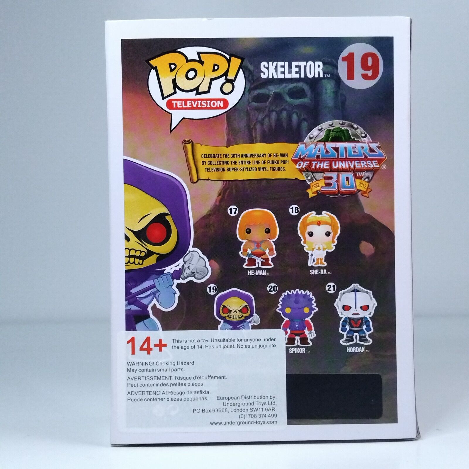 Funko Pop! Retro MOTU Masters of the Universe Skeletor #19