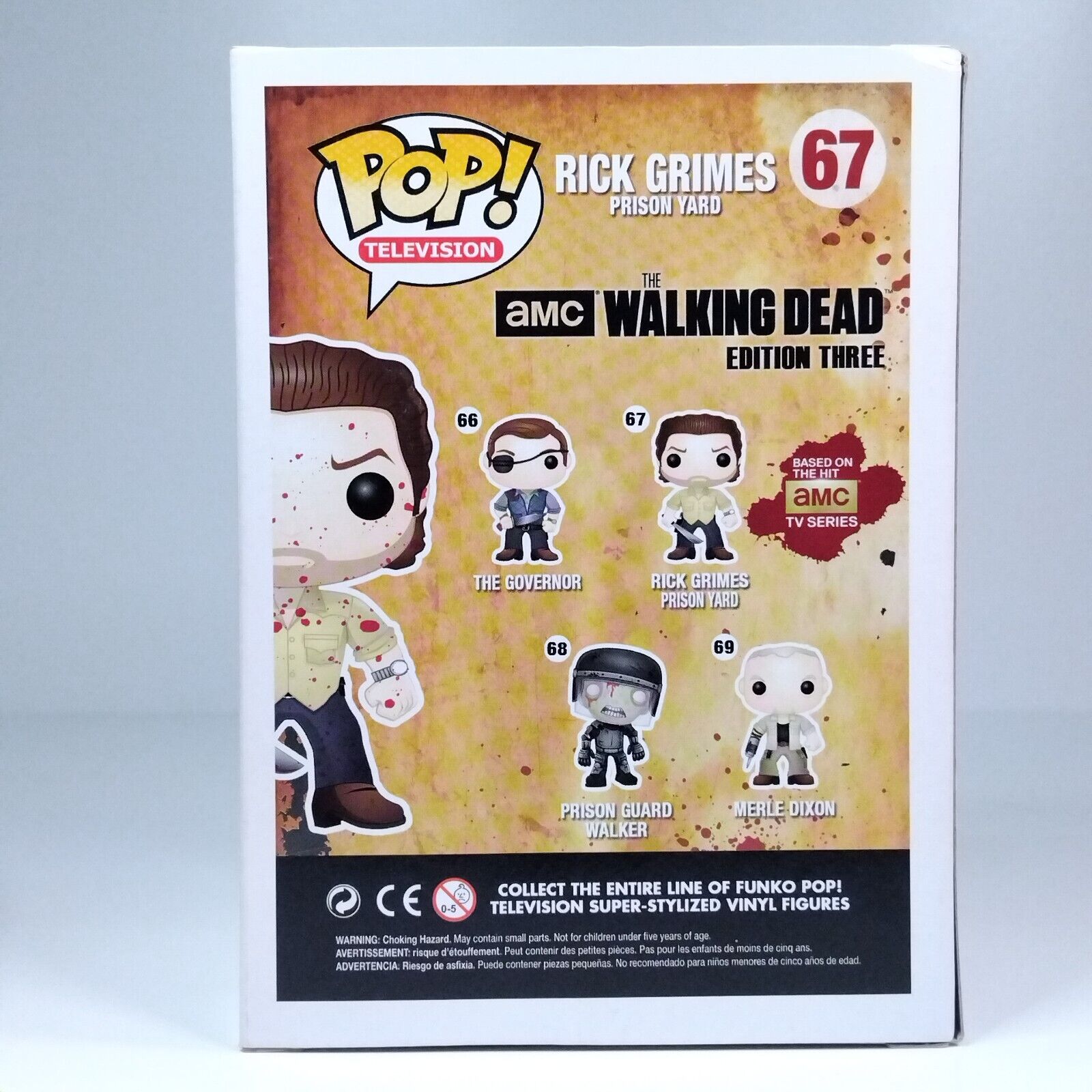 Funko Pop! TV TWD The Walking Dead Rick Grimes Prison Yard SDCC #67