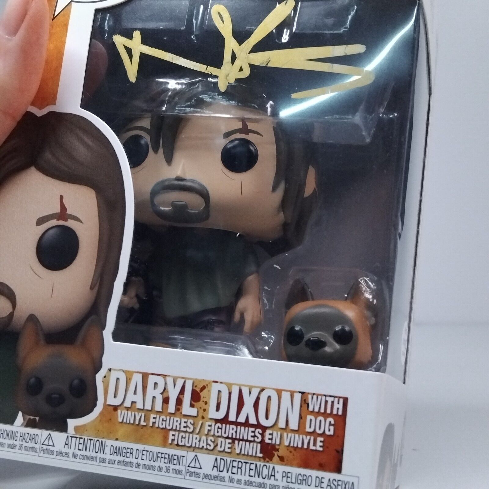 Funko Pop! TV TWD The Walking Dead Daryl Dixon Signed Norman Reedus COA #1182 WS