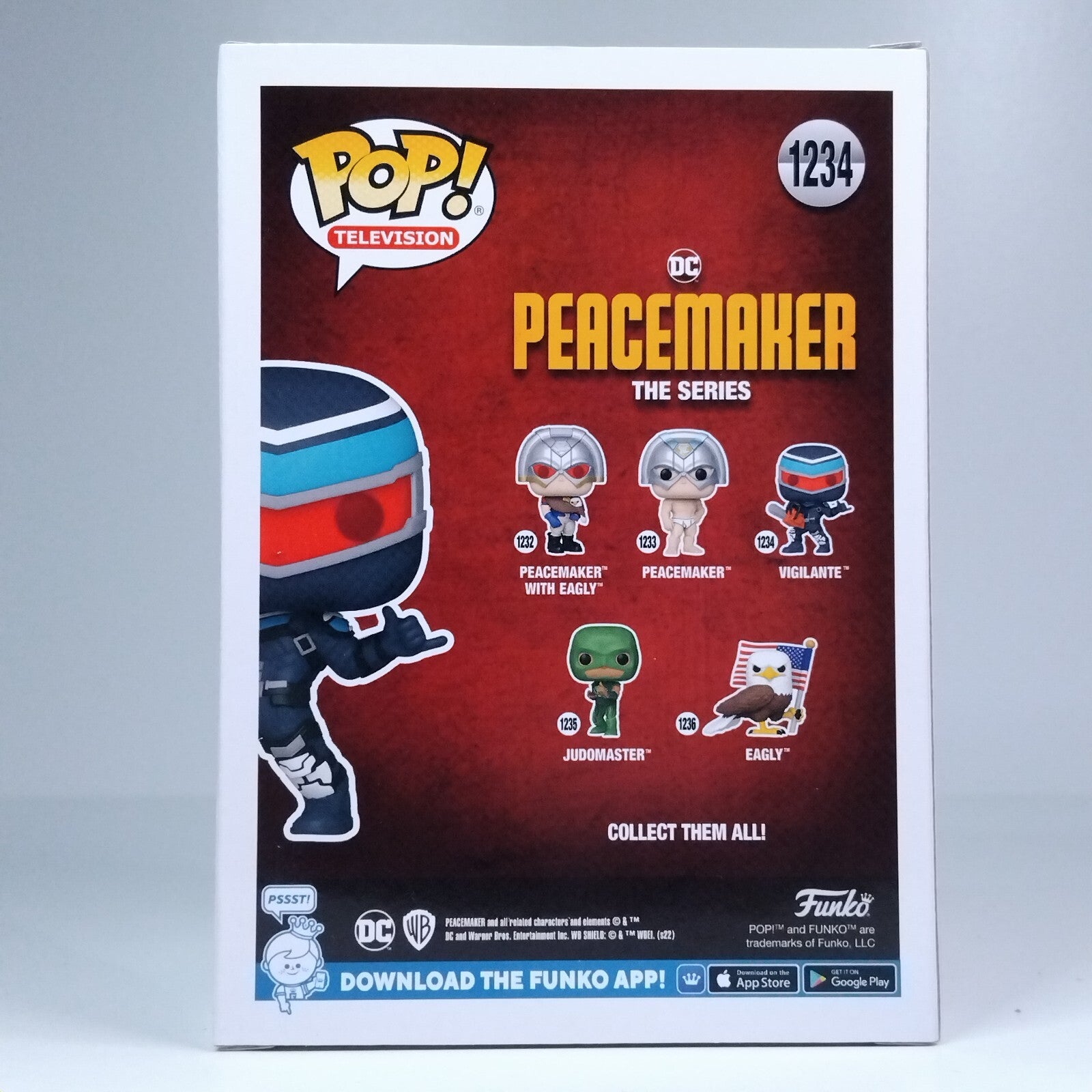 Funko Pop! DC Heroes TV Peacemaker Vigilante #1234
