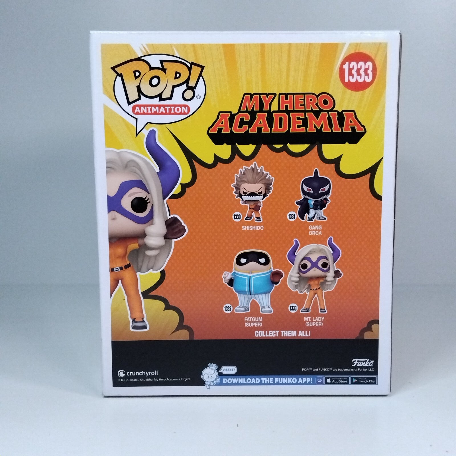 Funko Pop! Anime MHA My Hero Academia 6" Inch Mt. Mount Lady #1333