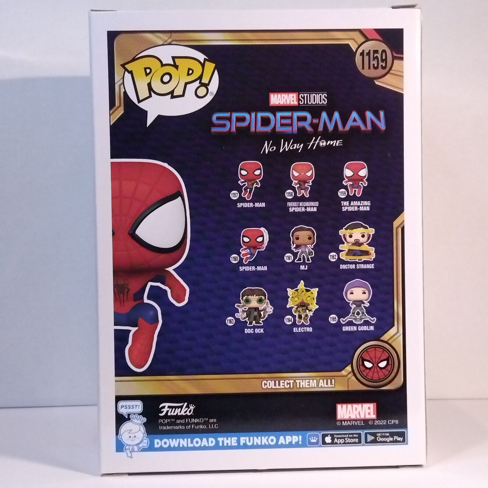 Funko Pop! Marvel The Amazing Spider-Man Signed Andrew Garfield COA #1159 WS