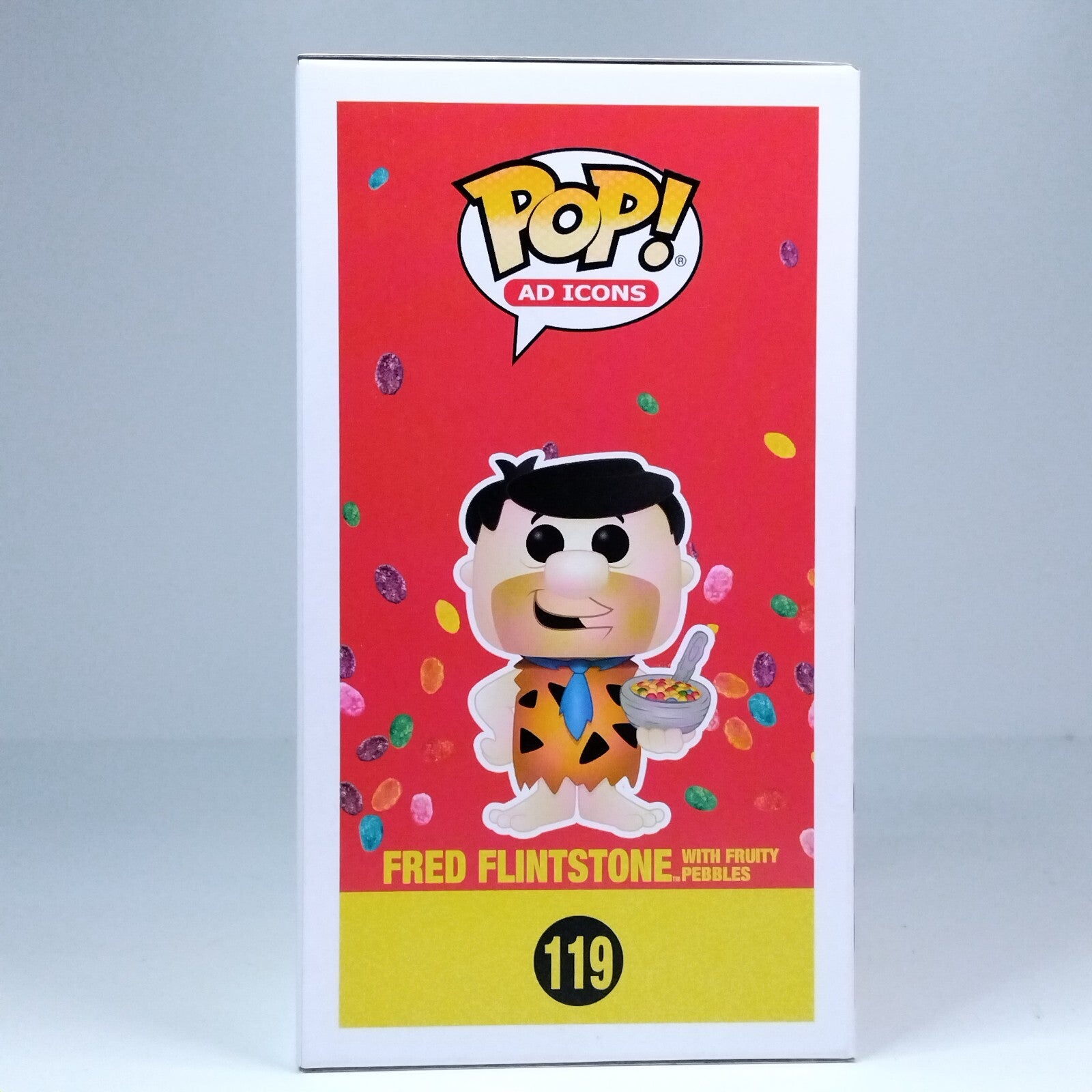 Funko Pop! Ad Icons The Flintstones Fred With Fruity Pebbles #119
