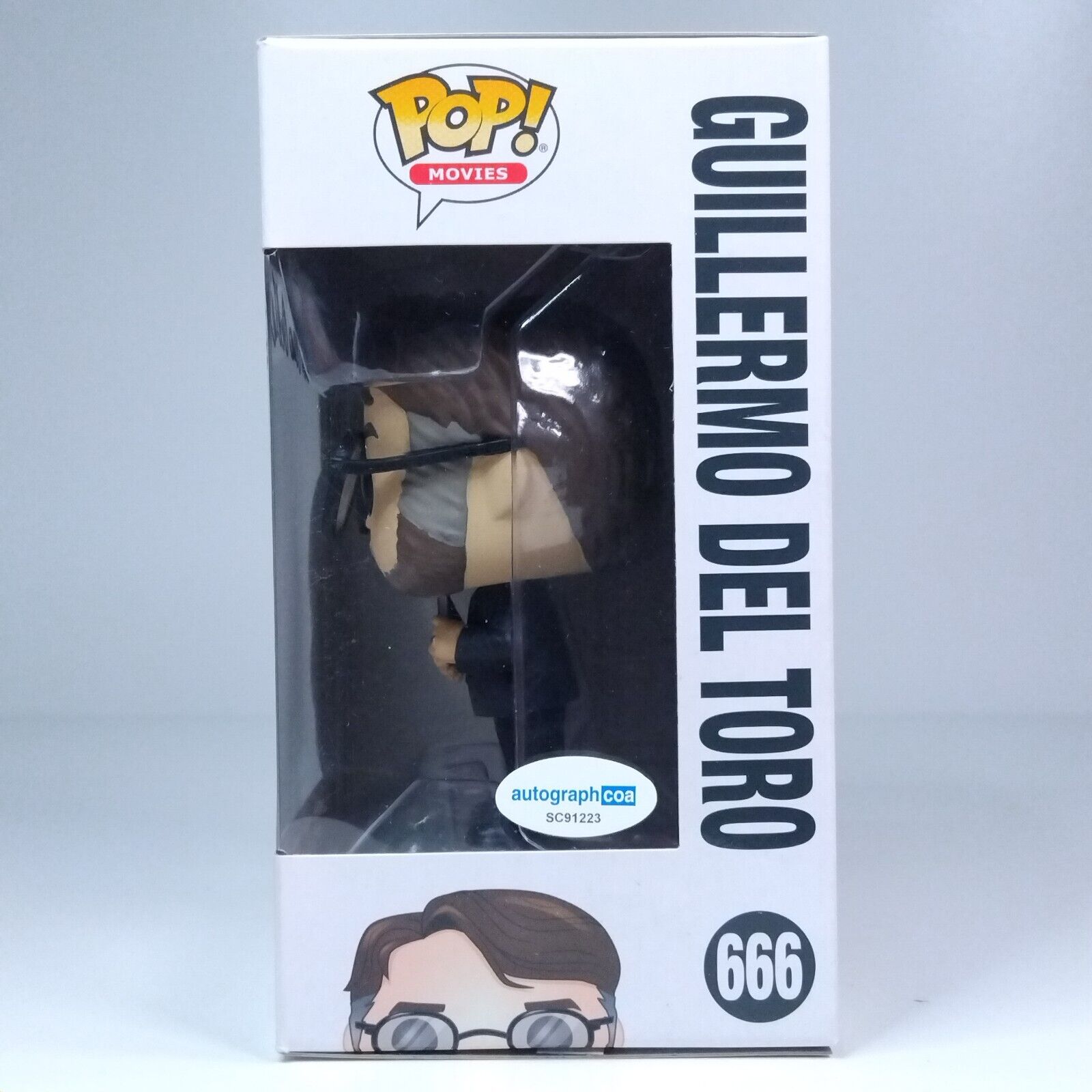 Funko Pop! Movies Director Guillermo Del Toro Signed COA #666 WS