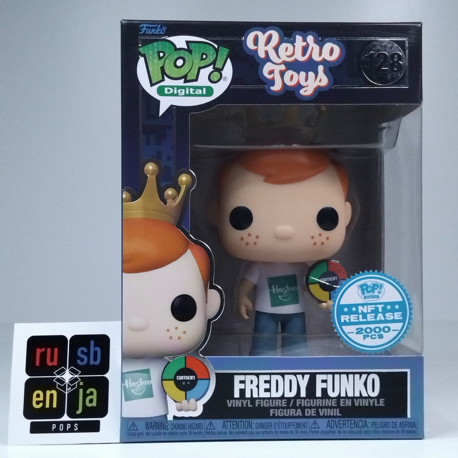 Funko Pop! Digital Retro Toys Freddy Funko with Simon 2,000 Pcs #128