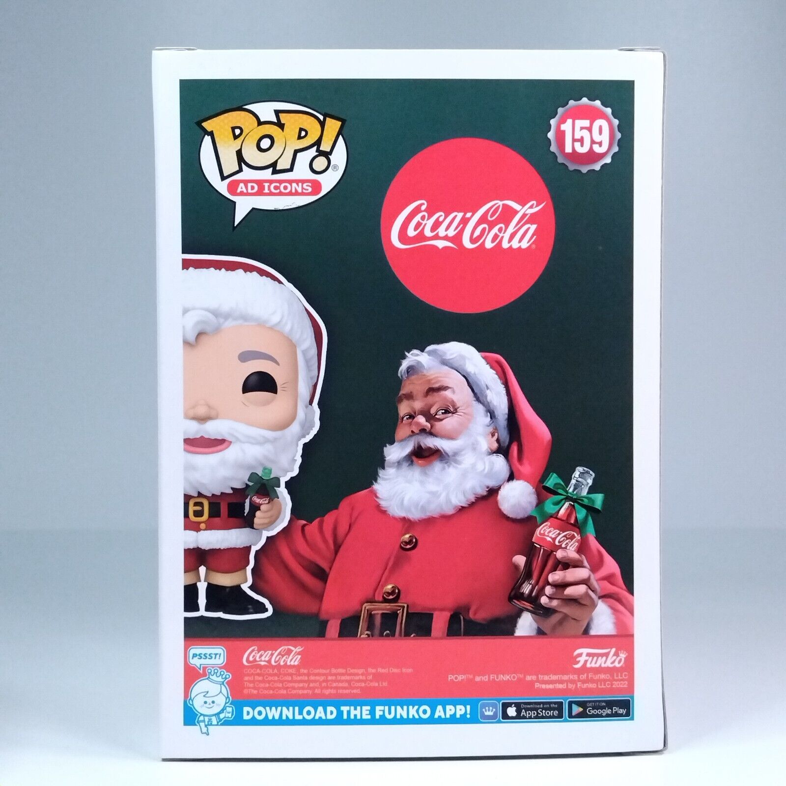 Funko Pop! Coca-Cola Santa Bad Santa Signed Billy Bob Thornton COA #159 WS