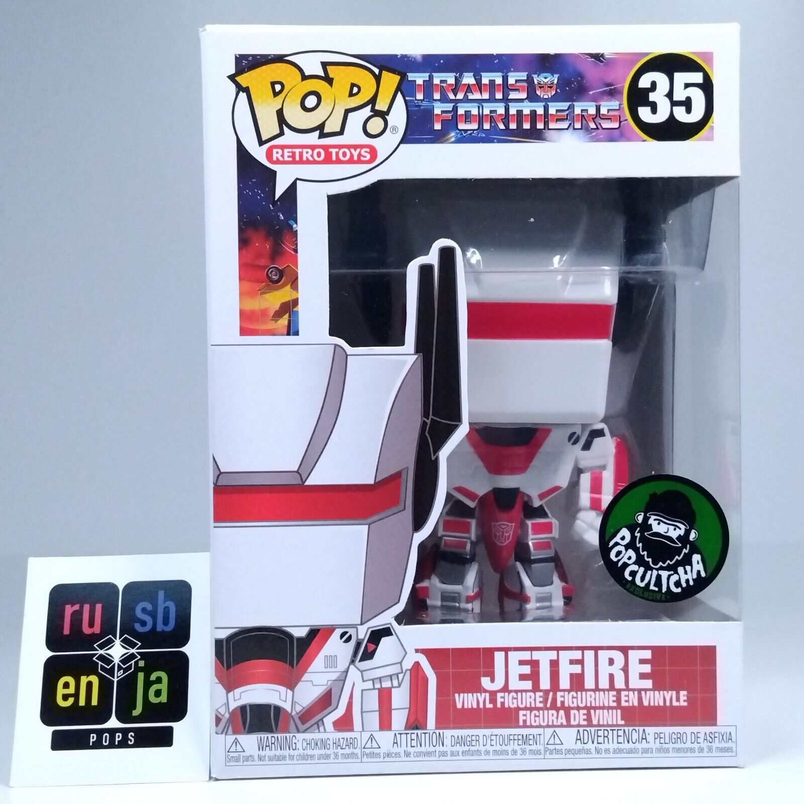 Funko Pop! TV Retro Toys Transformers Jetfire Exclusive #35