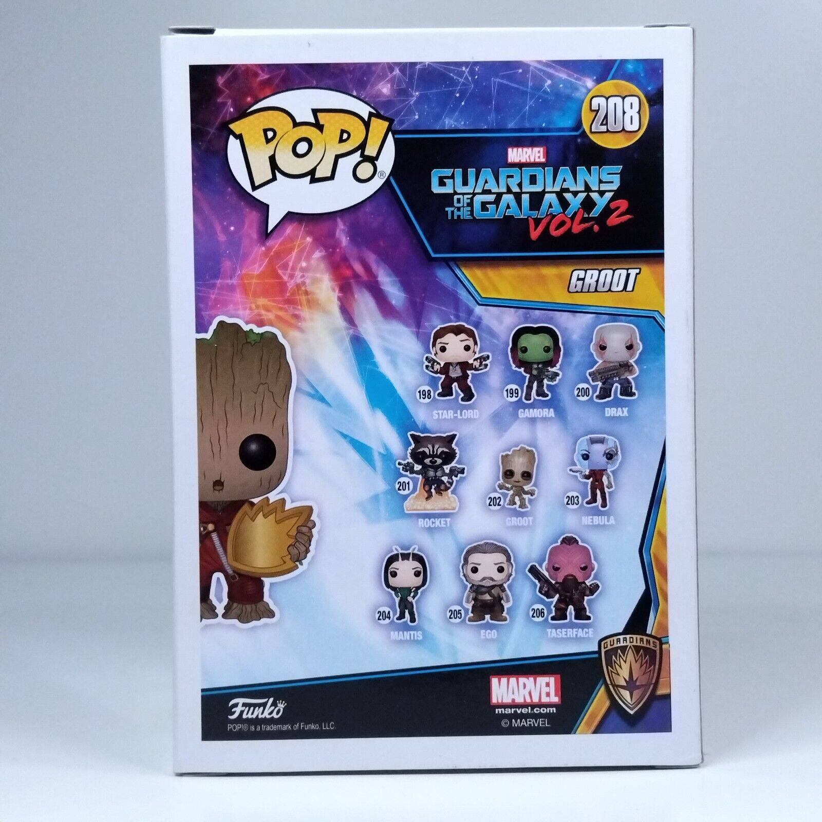 Funko Pop! Marvel Guardians of the Galaxy Groot #208