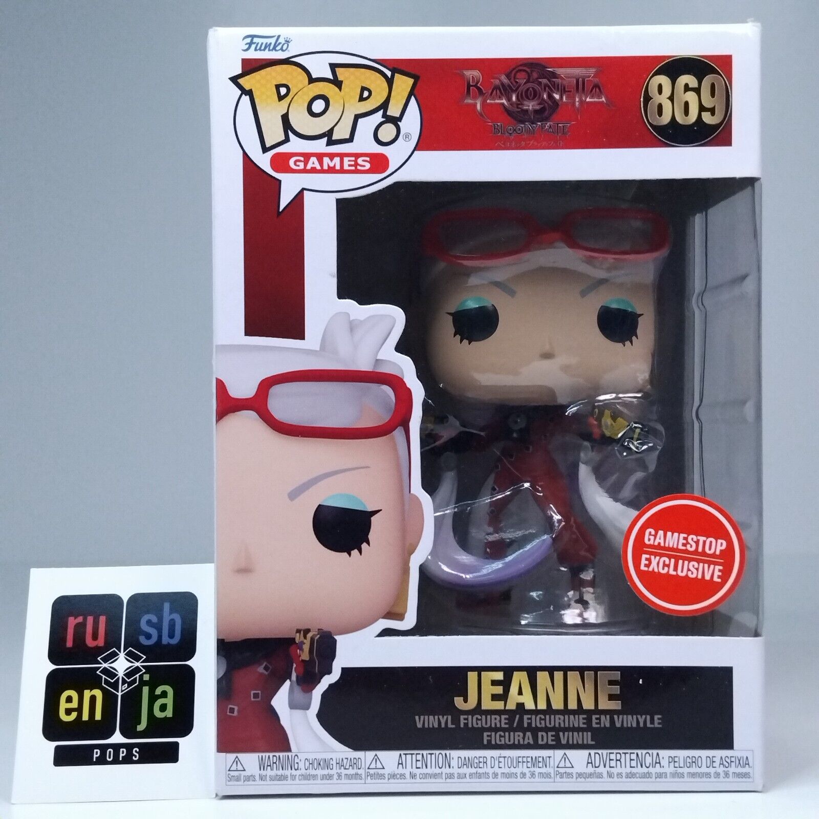 Funko Pop! Games Bayonetta Jeanne Gamestop Exclusive #869