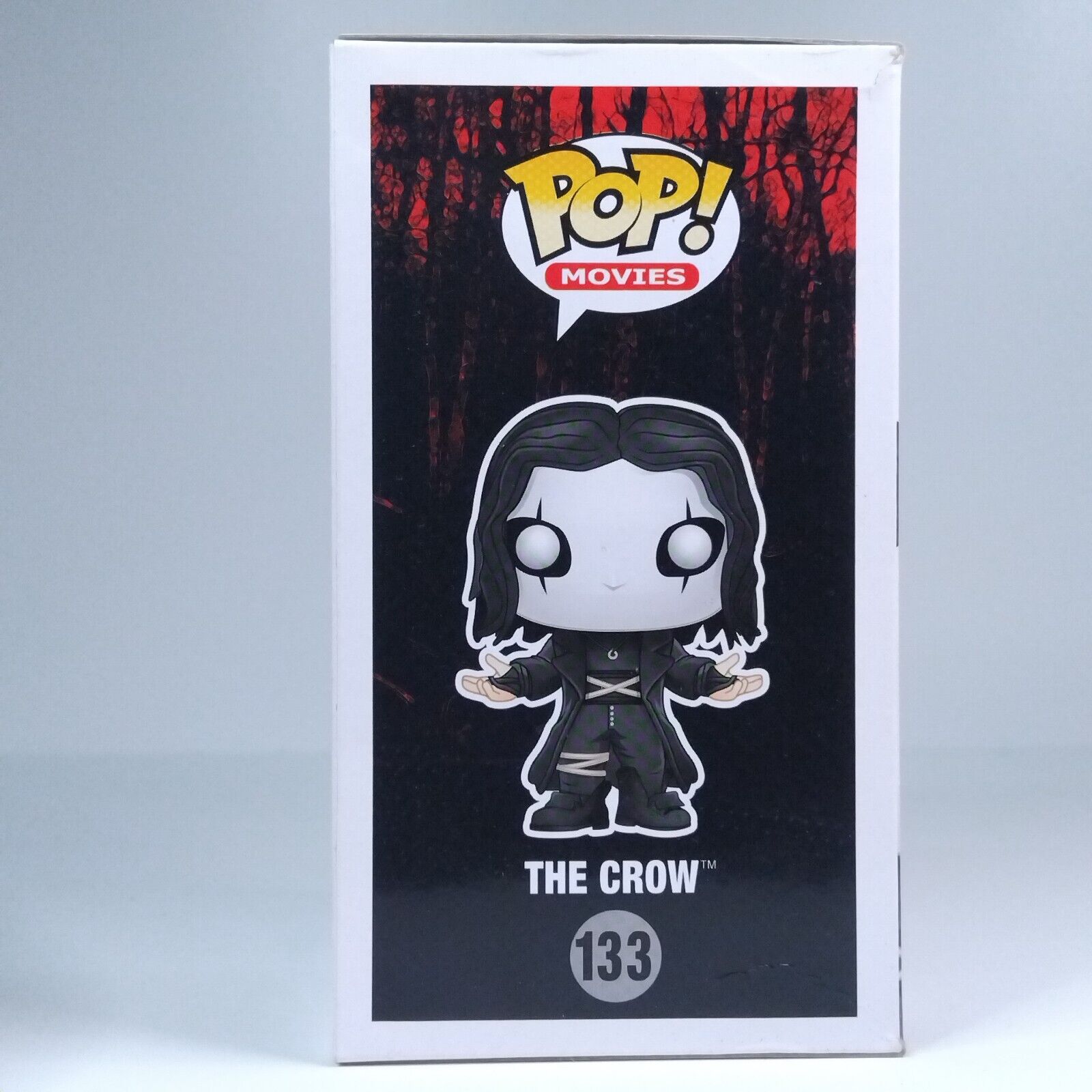 Funko Pop! Movies Horror The Crow Glows in Dark Hot Topic #133 BOX DAMAGE/FADING